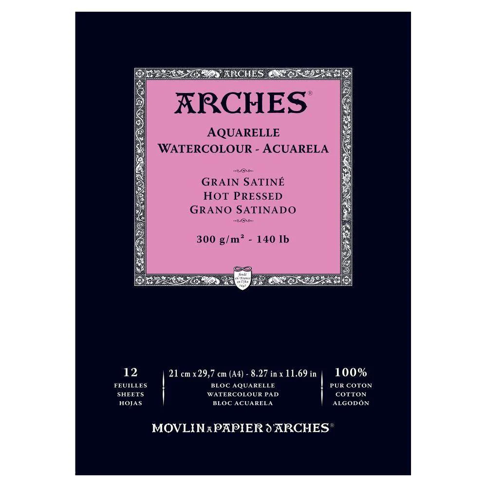 Arches 100% Cotton Watercolour Pads 300gsm 12 Sheets - Image 6
