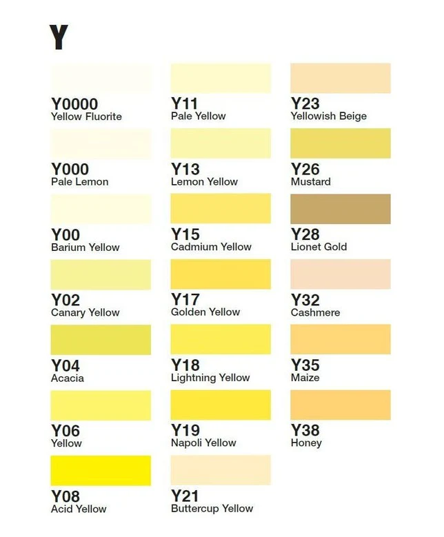 Copic Ciao Markers Yellows - Image 2
