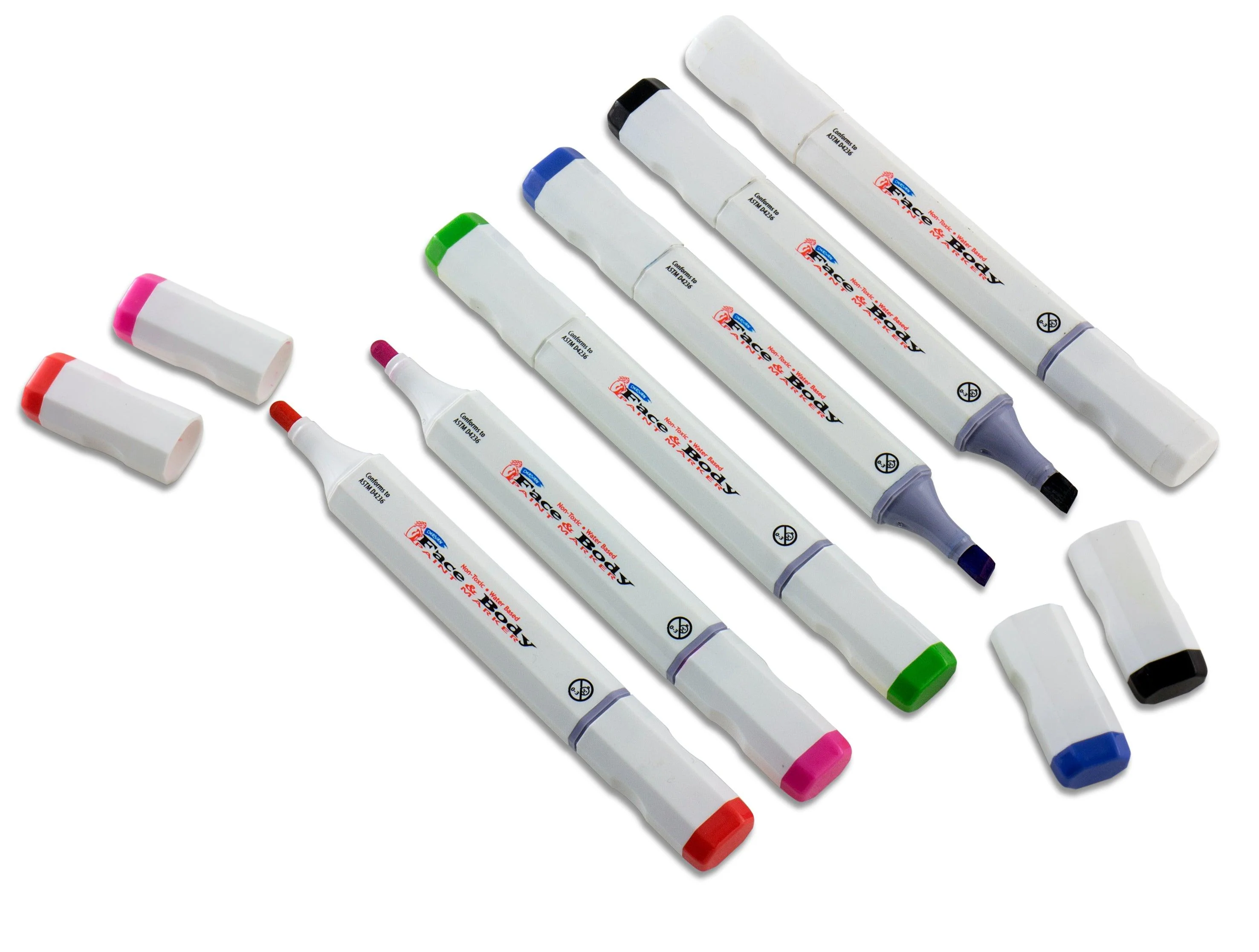 Derivan Face & Body Paint Markers & Wipes - Image 3