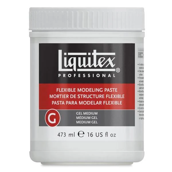 Liquitex Acrylic Gel Medium - Flexible Modelling Paste - Image 2