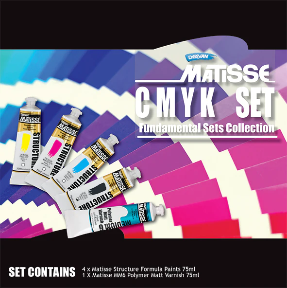 Matisse Structure CMYK Set 5x75ml - Image 2