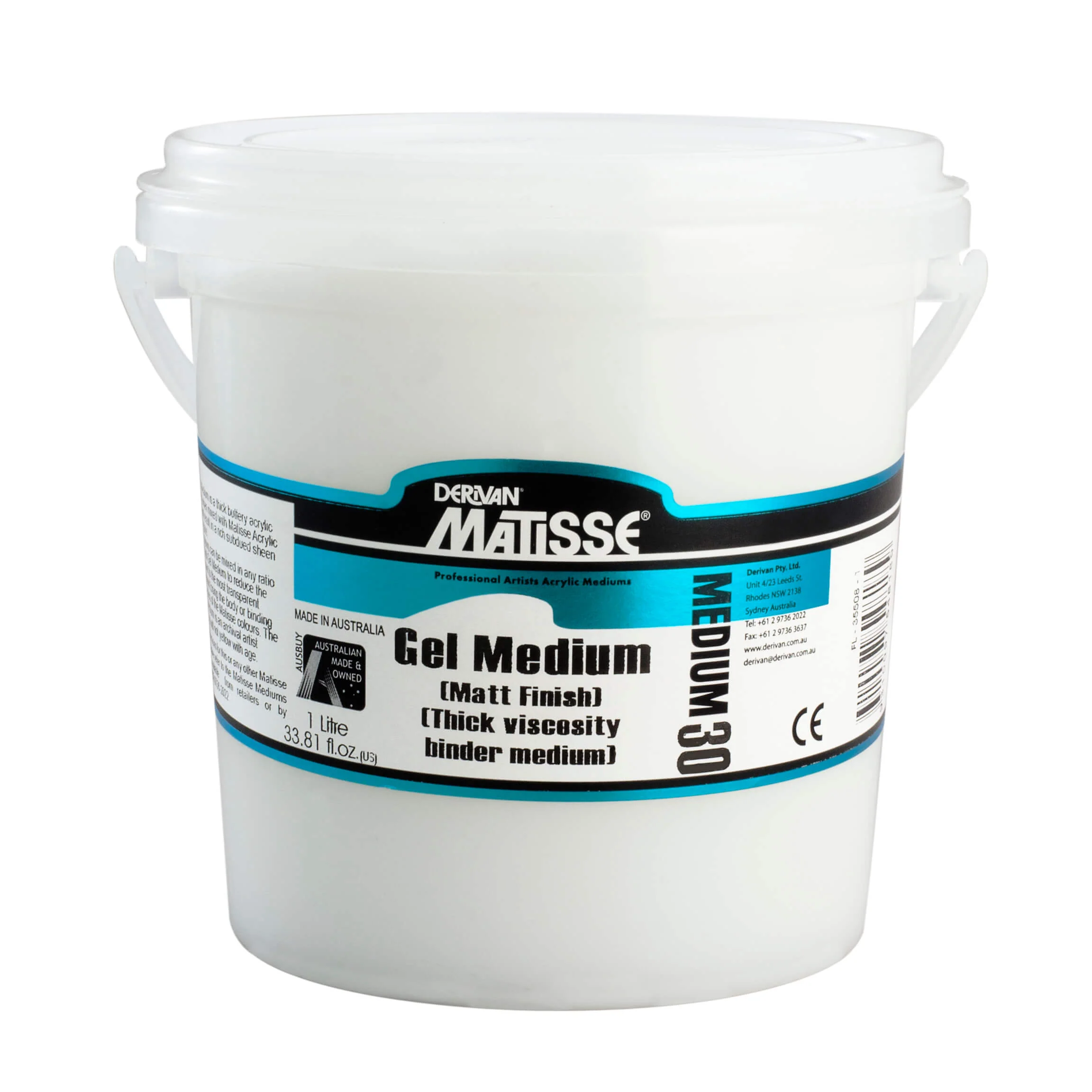 Matisse Acrylic Medium MM30 Matt Gel Medium - Image 2