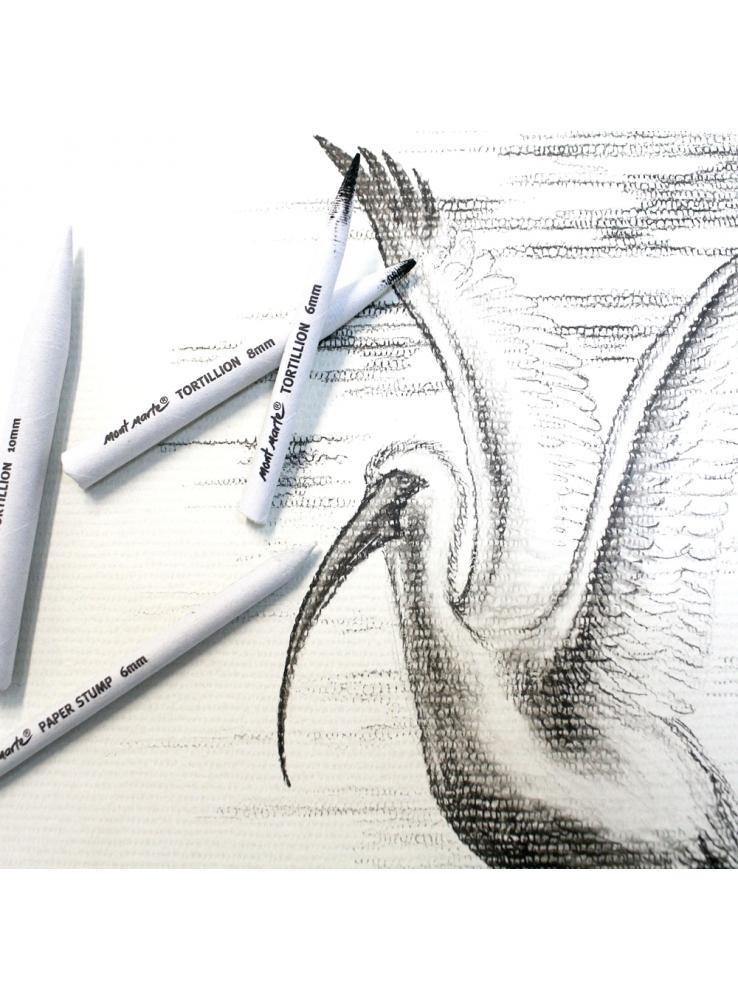Mont Marte Pastel & Charcoal Blenders 7pce (Paper Stumps) - Image 6