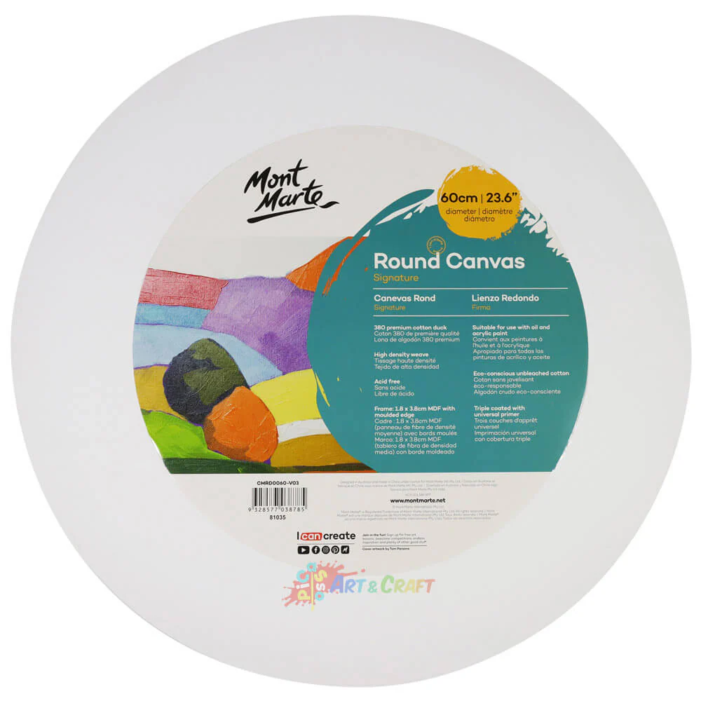 Mont Marte Round Canvas - Image 5