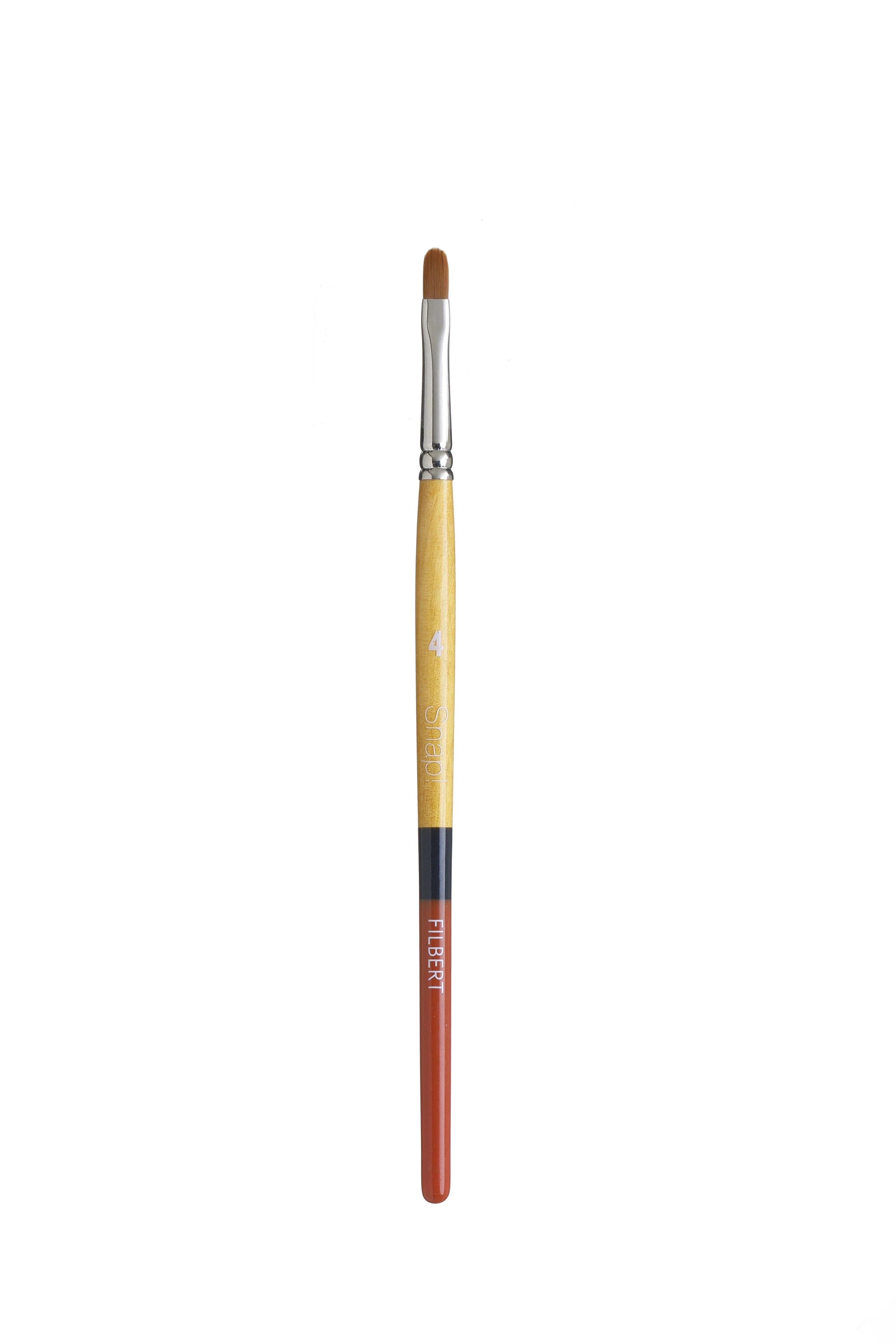 Princeton Snap Series 9650 Short Handle Golden Synthetic Brush for Watercolour, Acrylic - Image 12