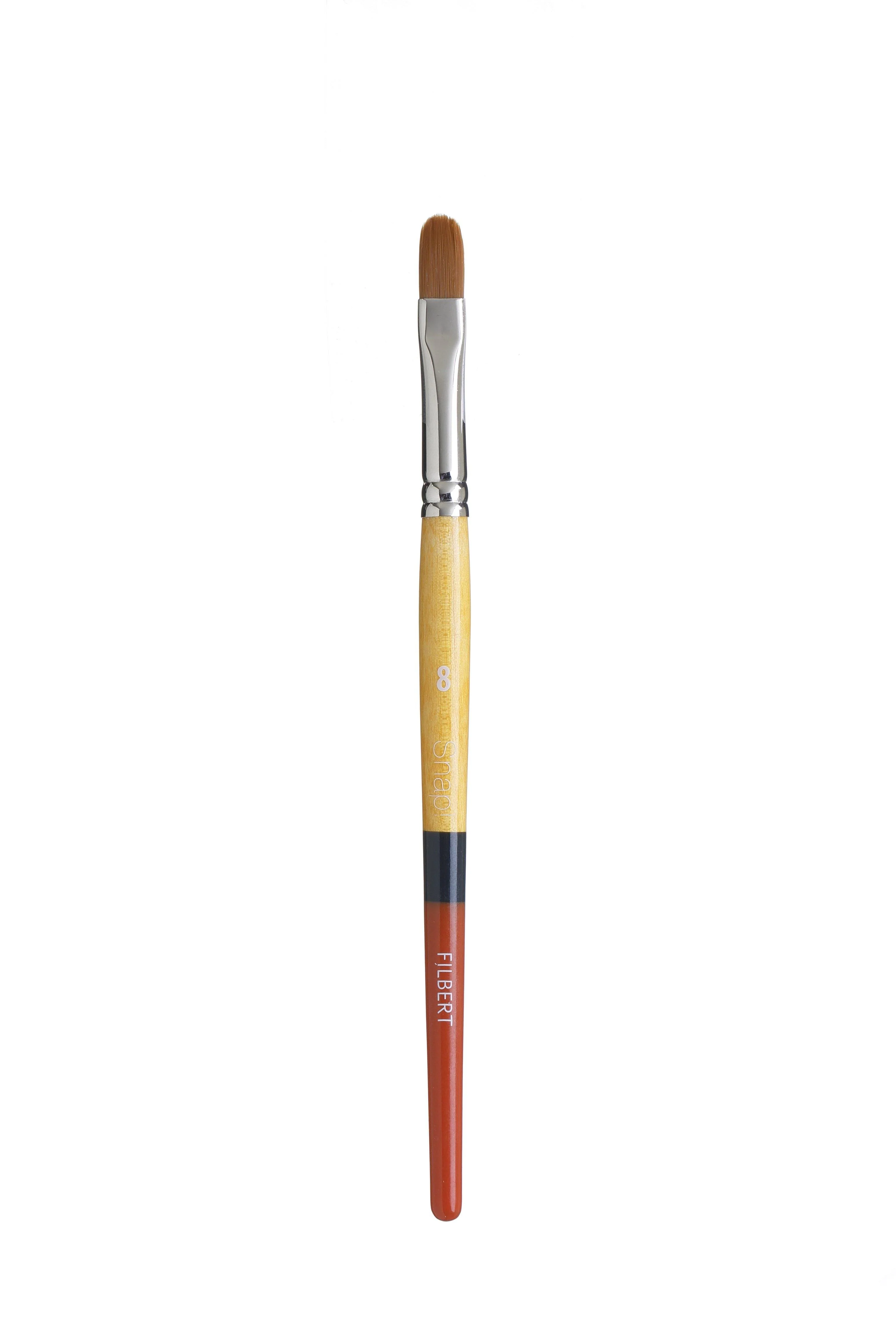 Princeton Snap Series 9650 Short Handle Golden Synthetic Brush for Watercolour, Acrylic - Image 13