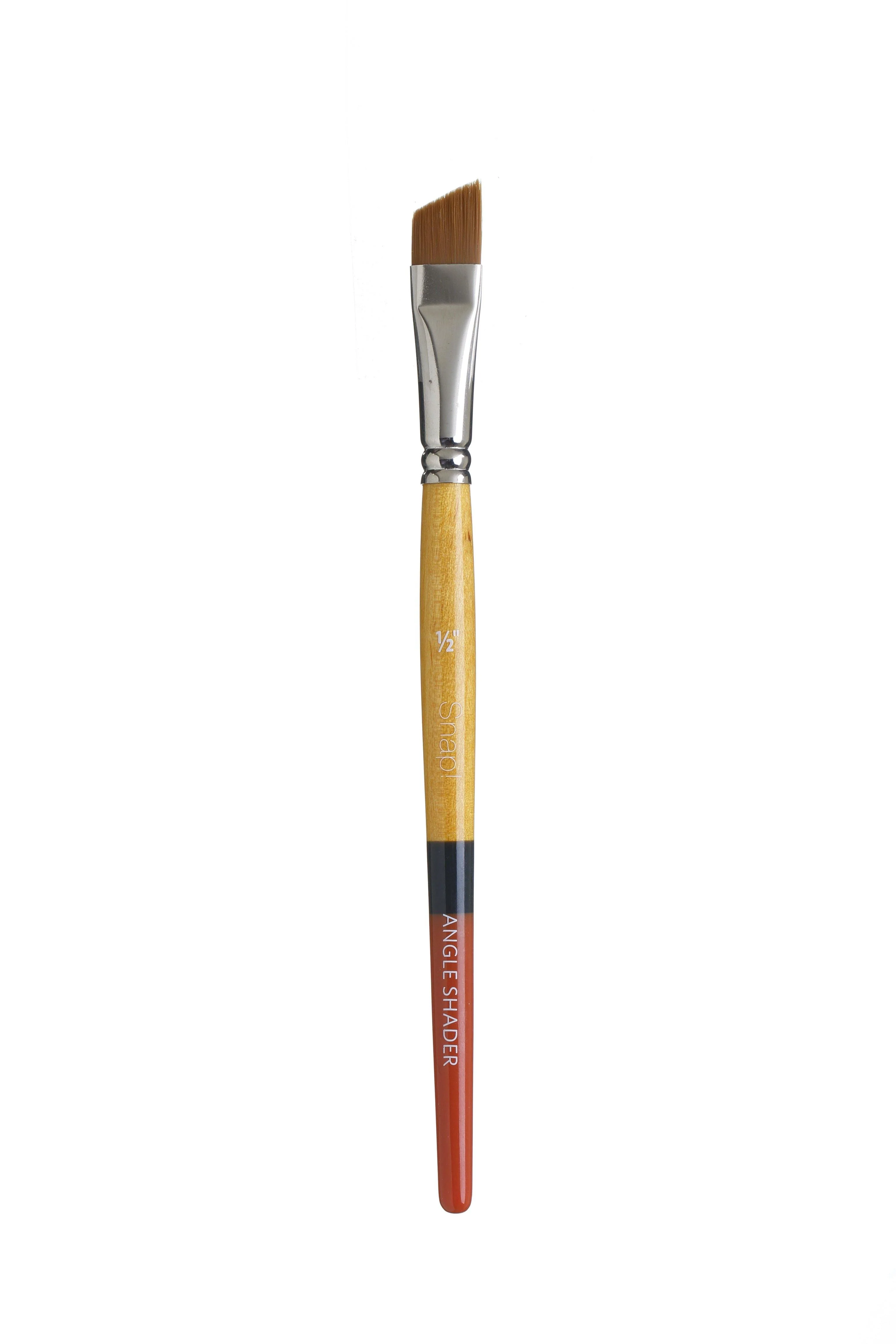 Princeton Snap Series 9650 Short Handle Golden Synthetic Brush for Watercolour, Acrylic - Image 16