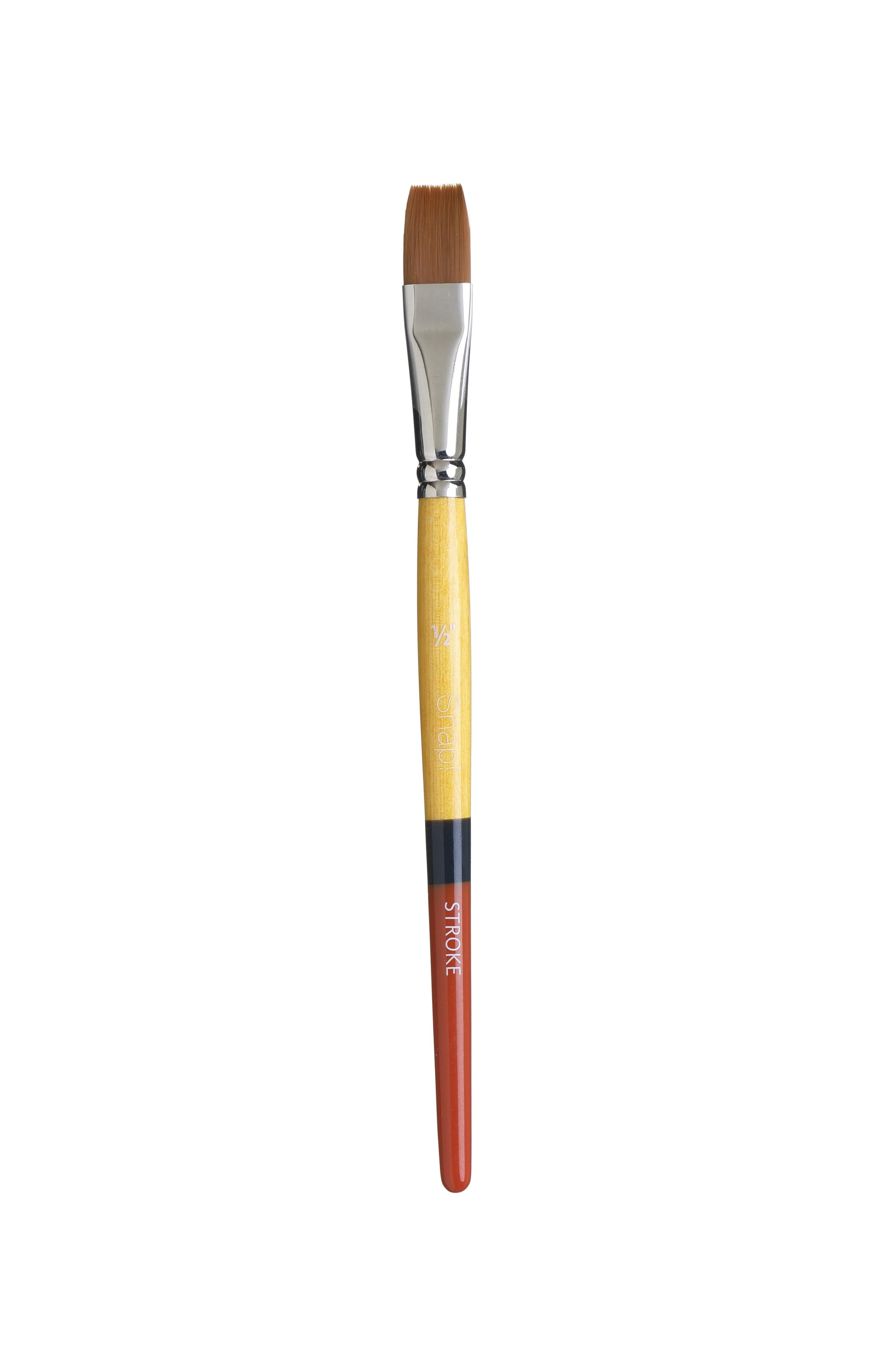 Princeton Snap Series 9650 Short Handle Golden Synthetic Brush for Watercolour, Acrylic - Image 18