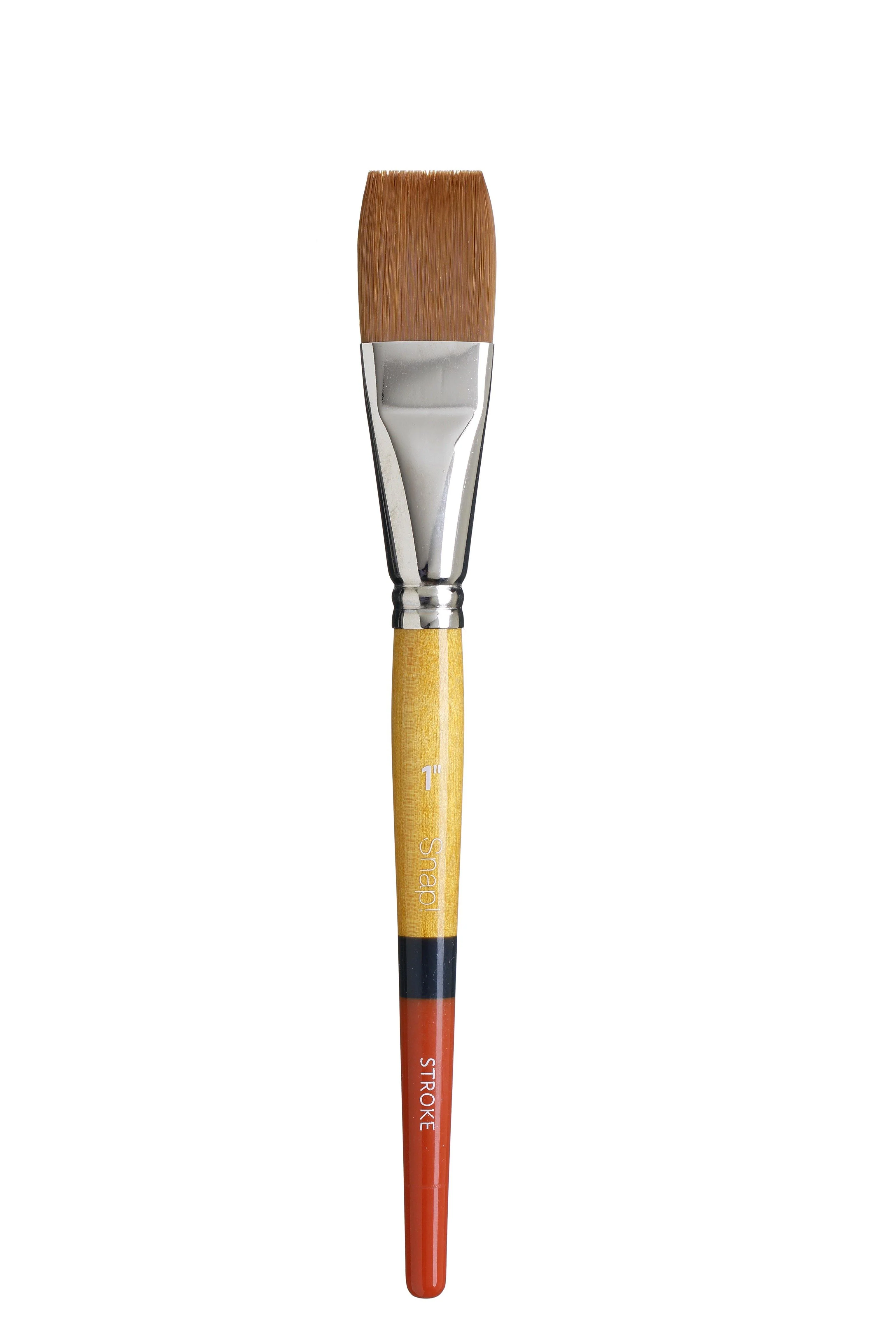 Princeton Snap Series 9650 Short Handle Golden Synthetic Brush for Watercolour, Acrylic - Image 20