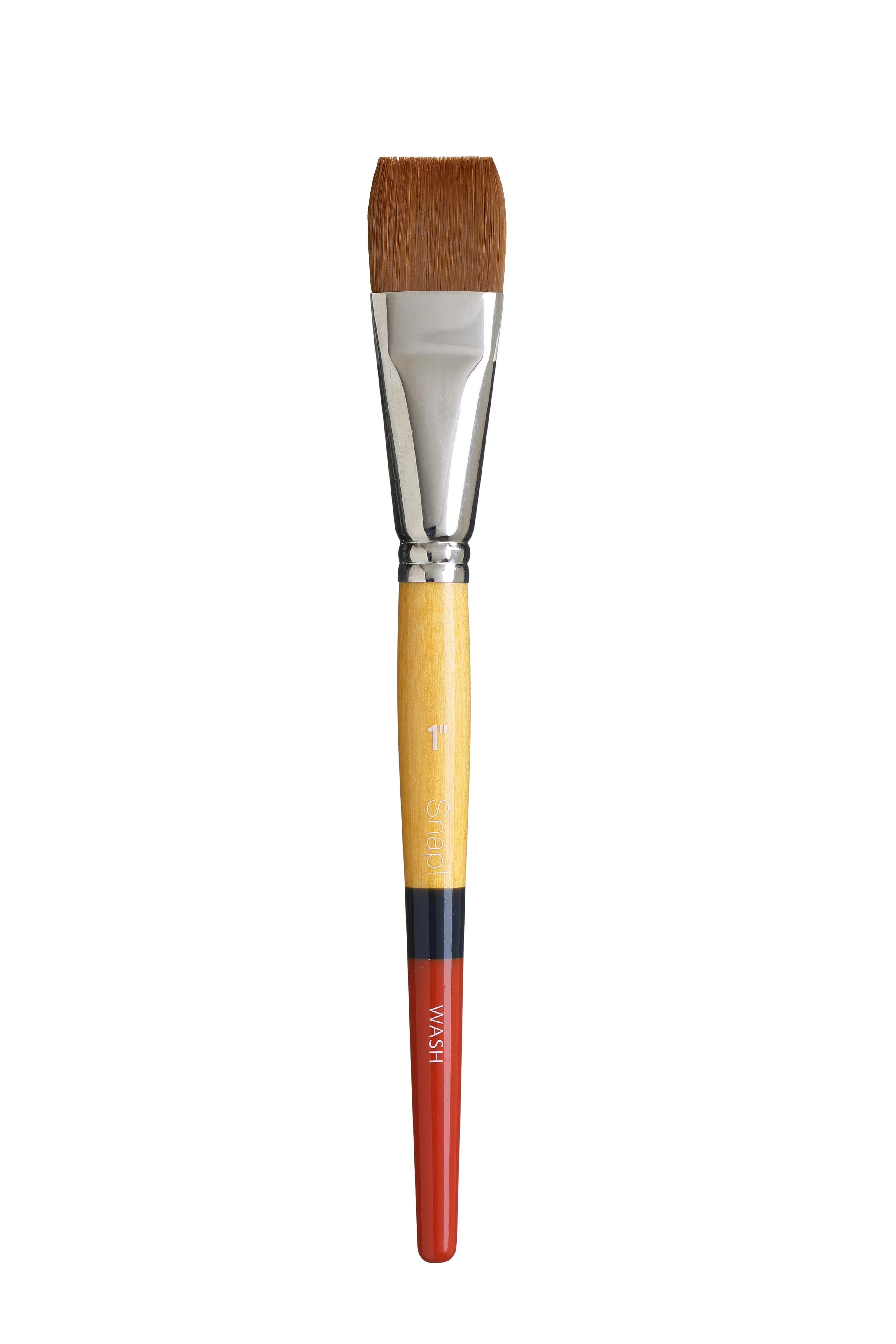 Princeton Snap Series 9650 Short Handle Golden Synthetic Brush for Watercolour, Acrylic - Image 22