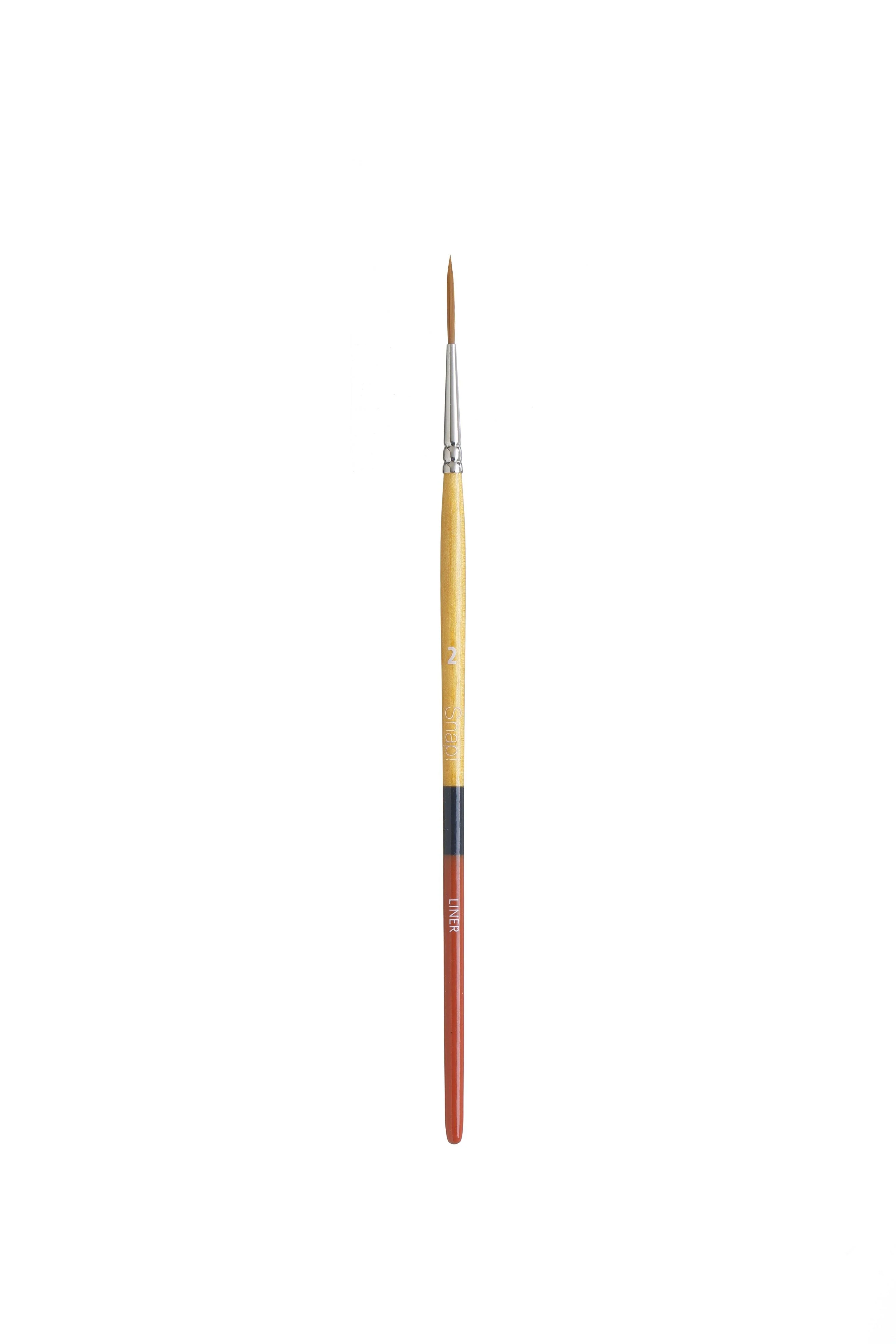 Princeton Snap Series 9650 Short Handle Golden Synthetic Brush for Watercolour, Acrylic - Image 23