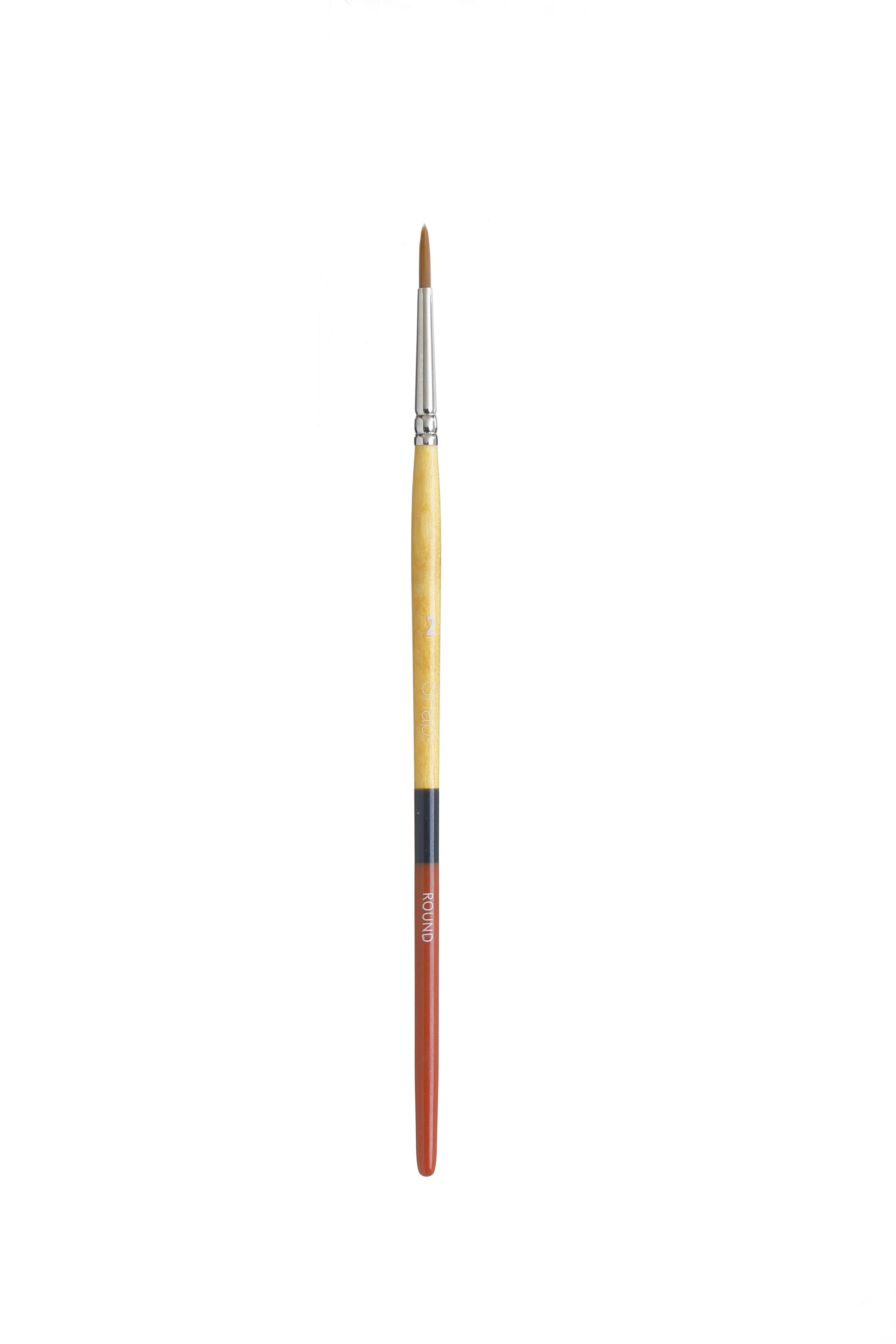 Princeton Snap Series 9650 Short Handle Golden Synthetic Brush for Watercolour, Acrylic - Image 5