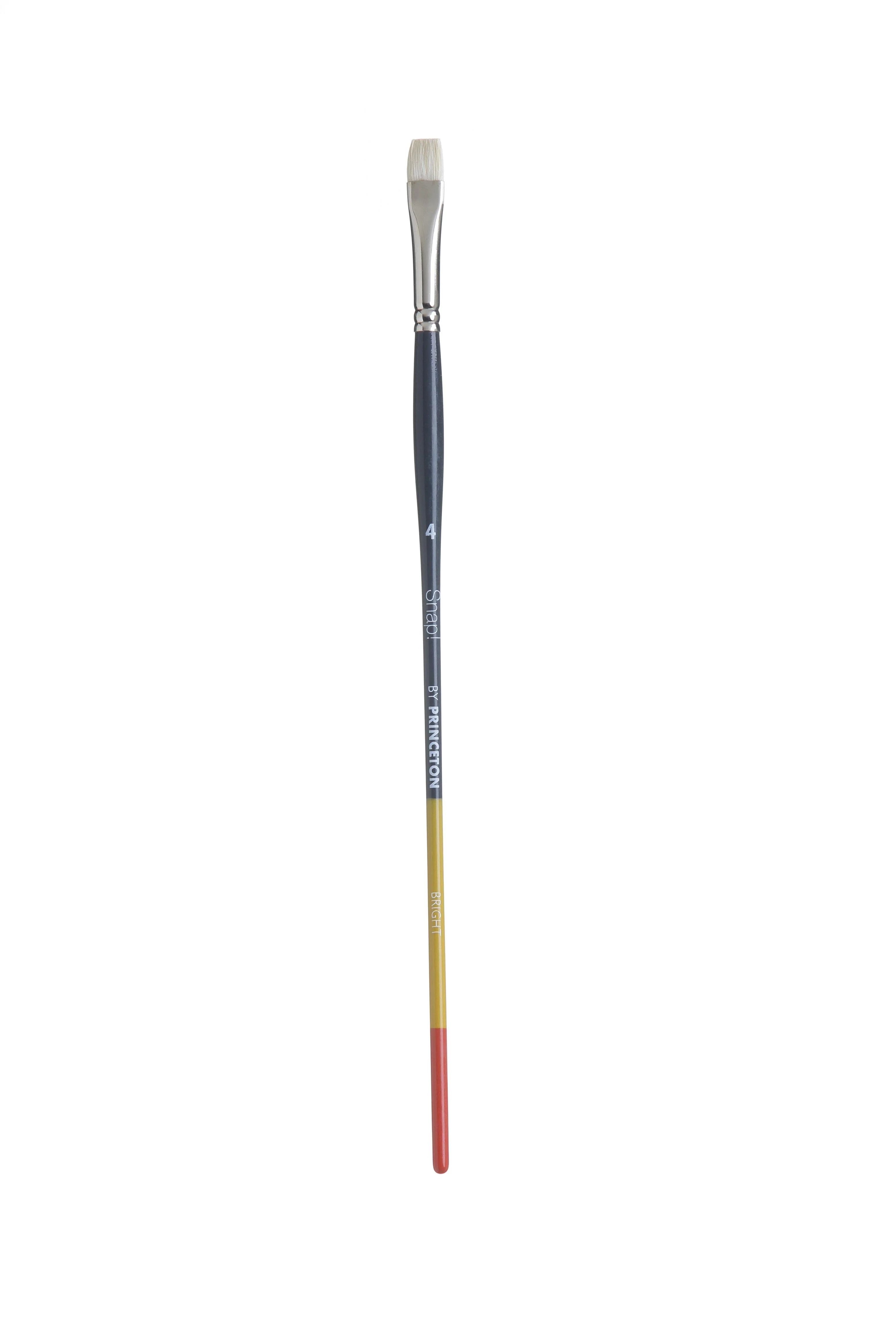 Princeton Snap Series 9700 Long Handle Natural Hog Bristle Brush for Oil, Acrylic - Image 10