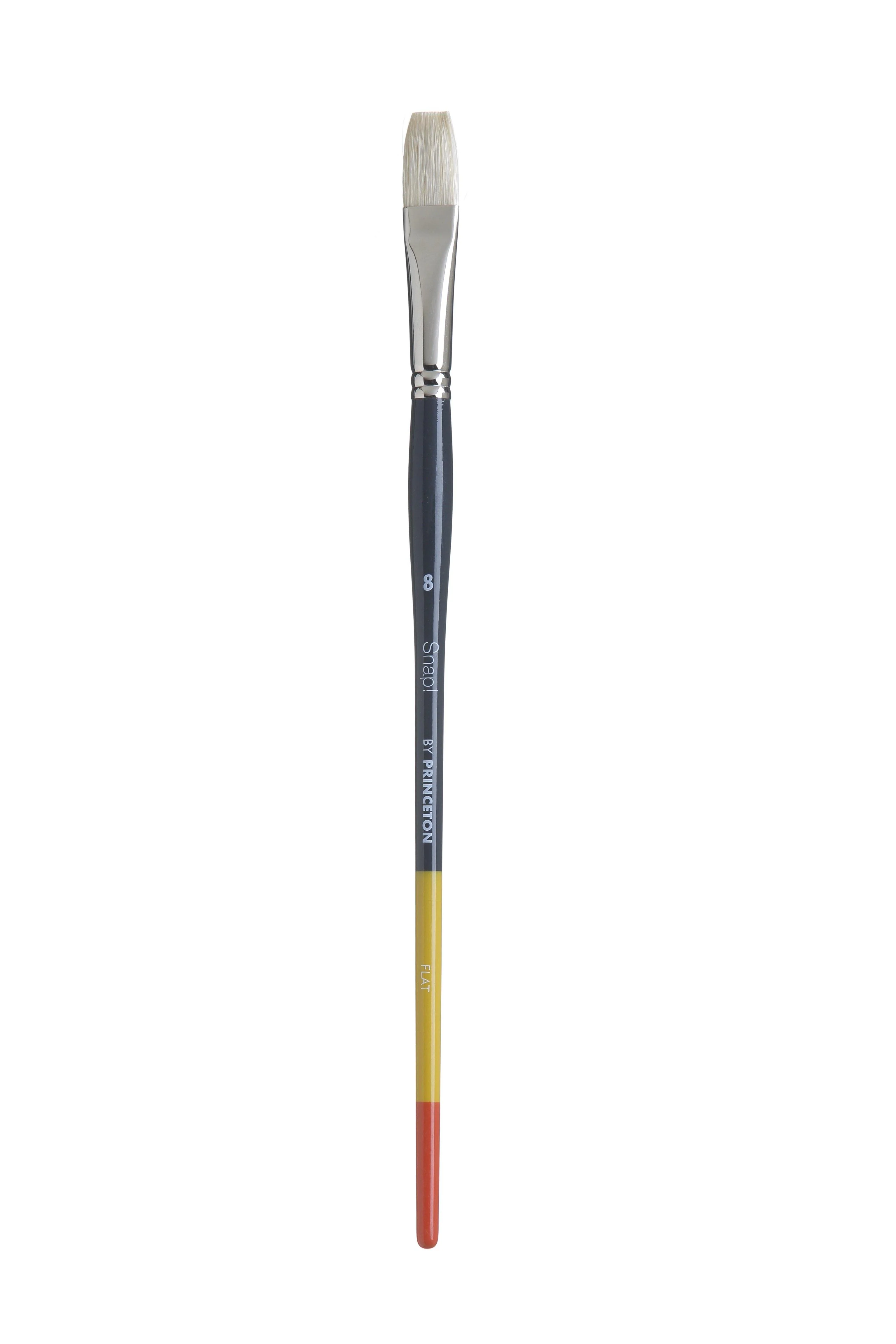 Princeton Snap Series 9700 Long Handle Natural Hog Bristle Brush for Oil, Acrylic - Image 19