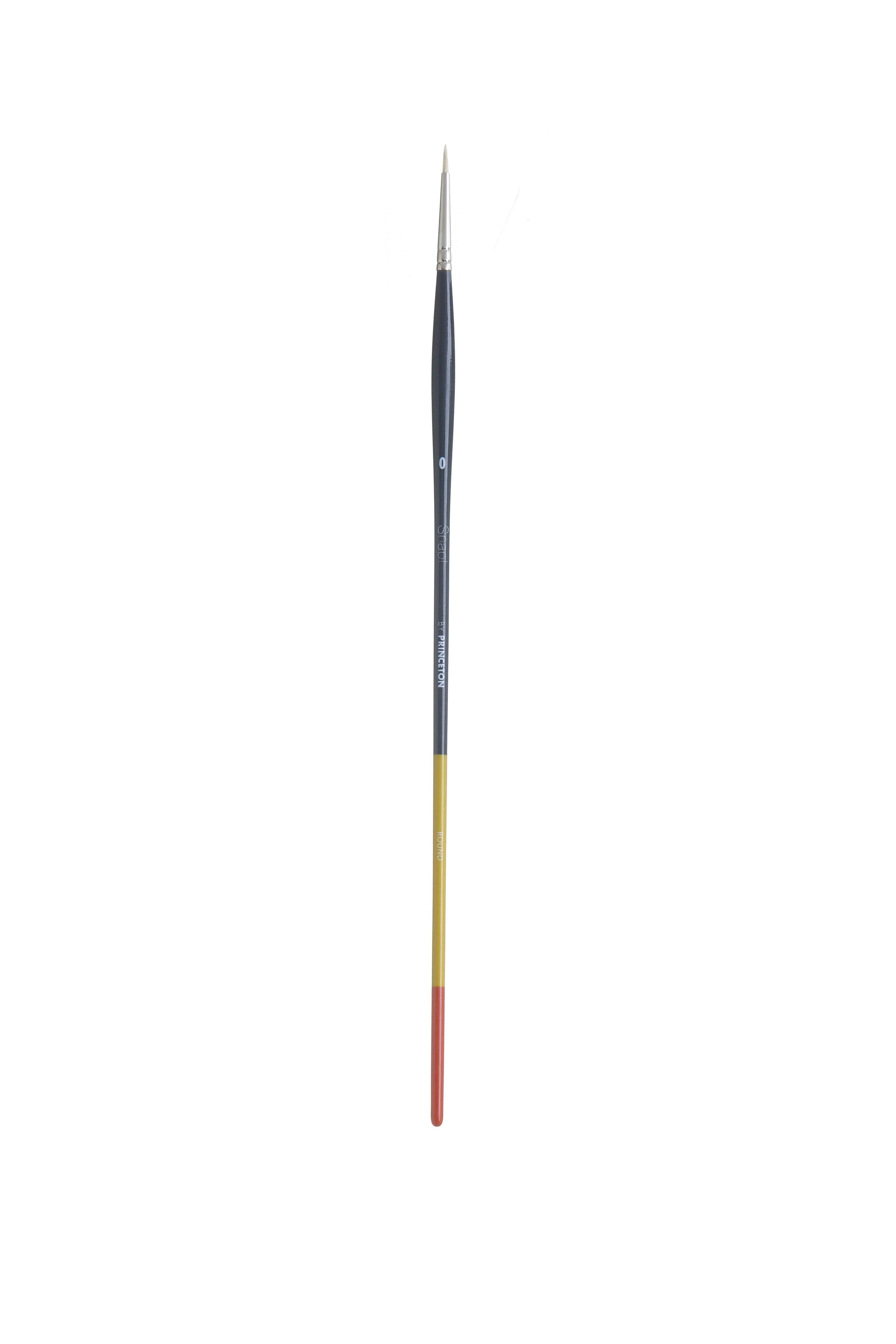 Princeton Snap Series 9700 Long Handle Natural Hog Bristle Brush for Oil, Acrylic - Image 3