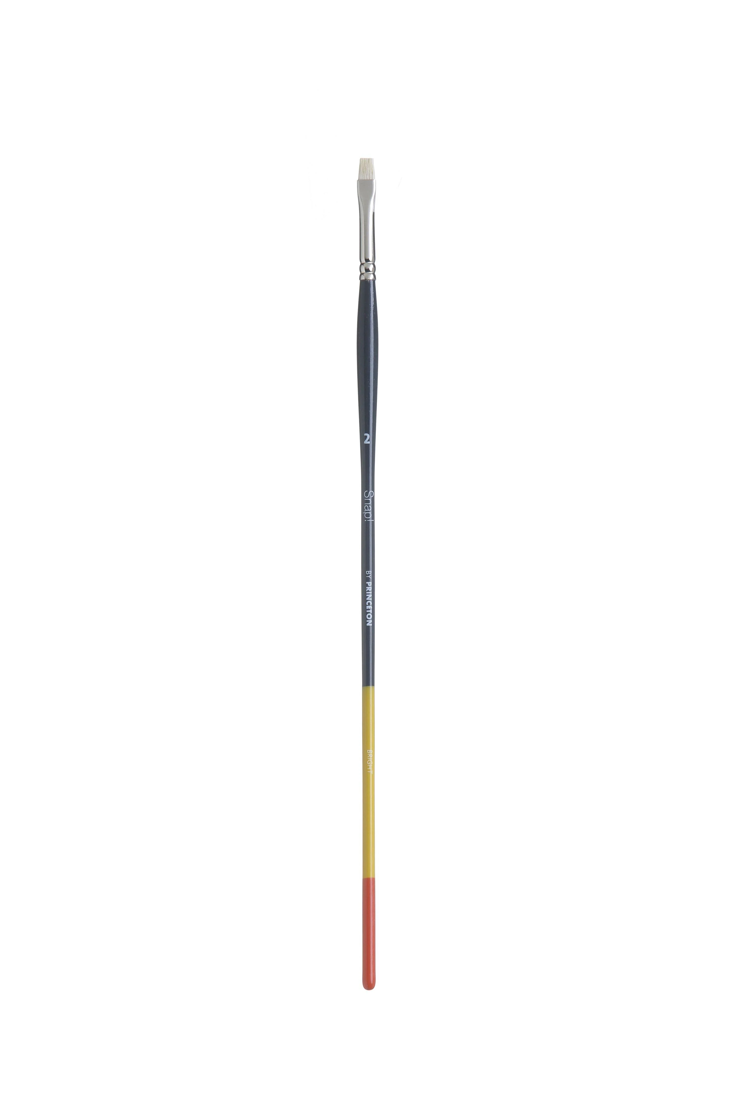 Princeton Snap Series 9700 Long Handle Natural Hog Bristle Brush for Oil, Acrylic - Image 9