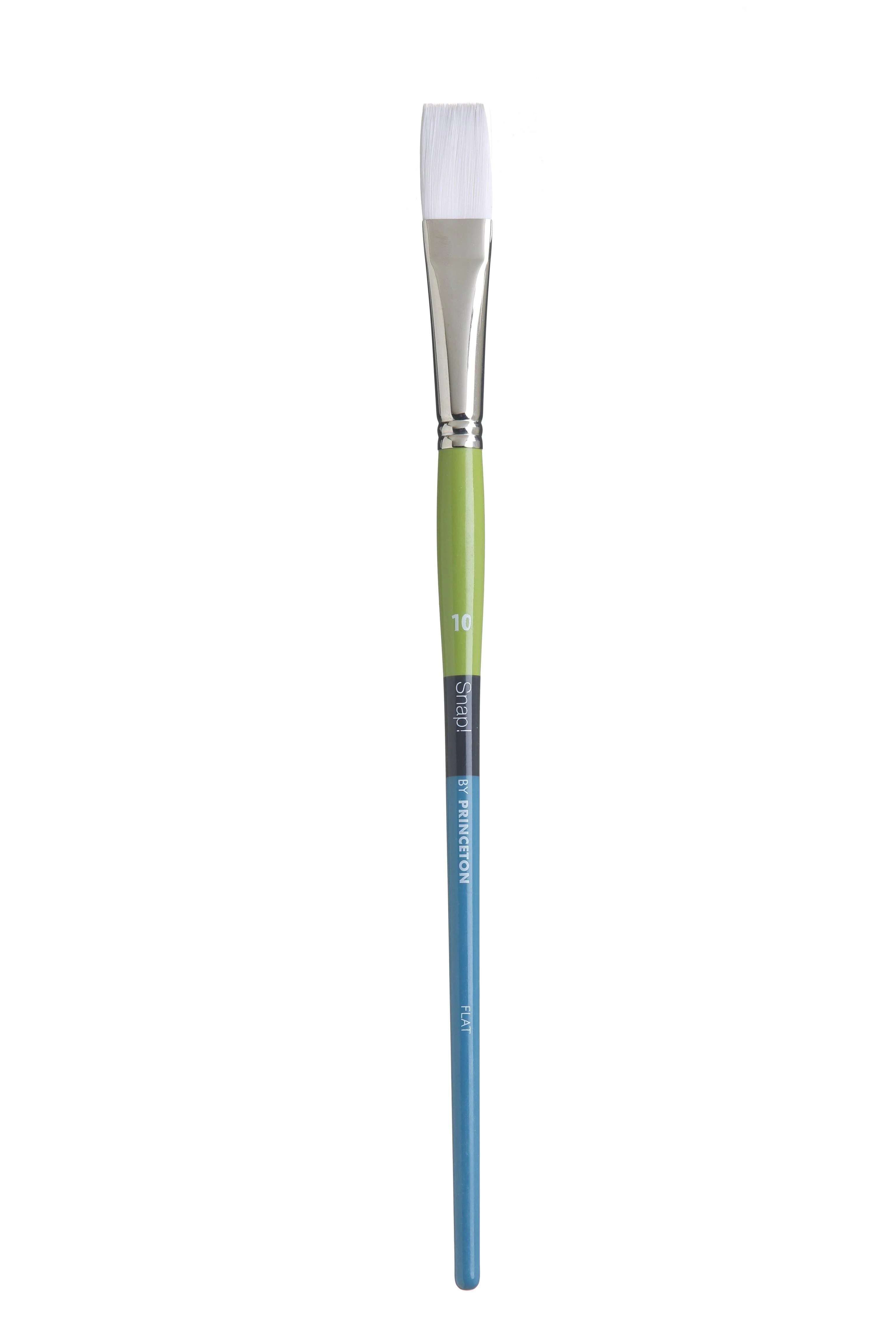 Princeton Snap Series 9800 Long Handle White Synthetic Brush for Watercolour, Acrylic - Image 11