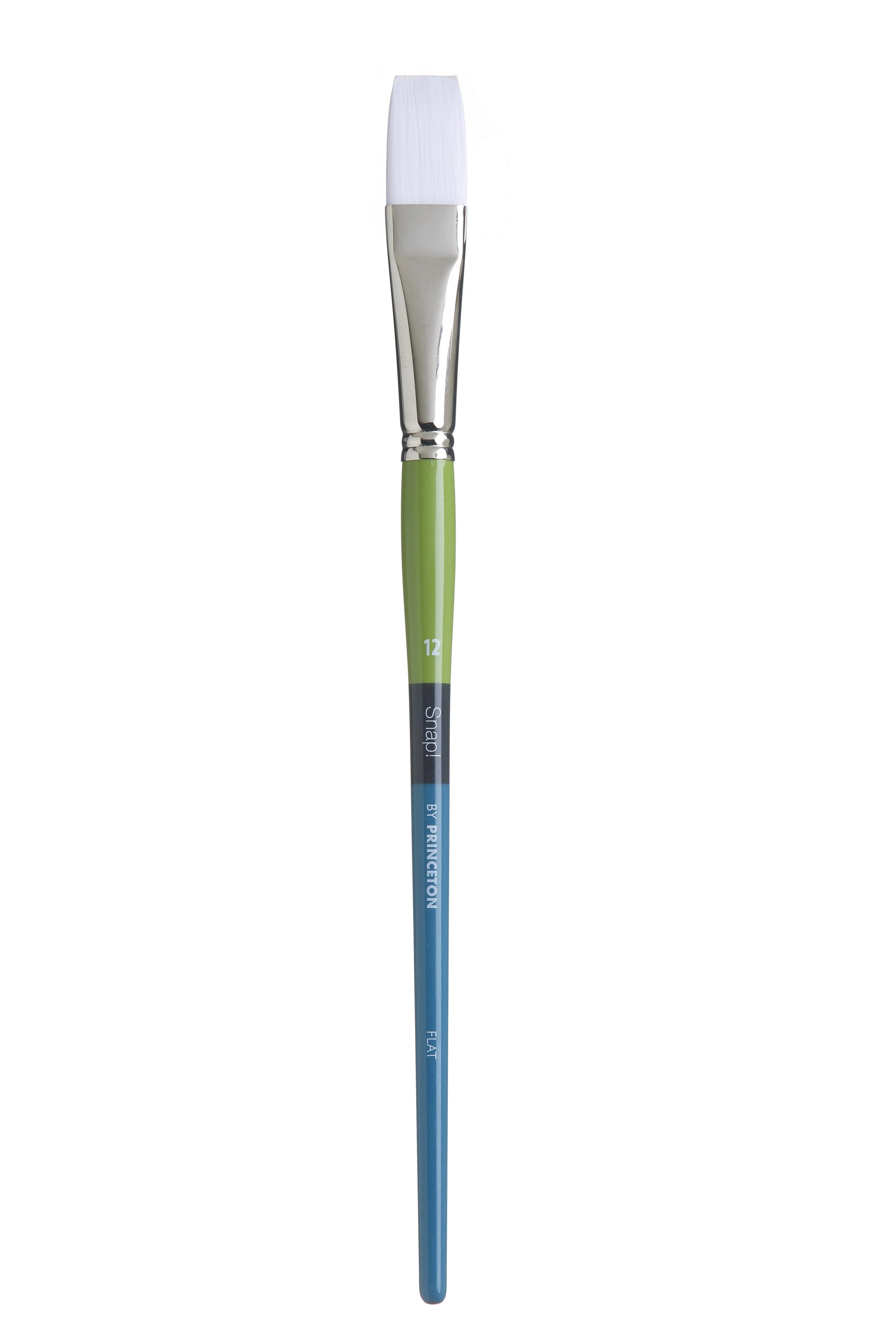 Princeton Snap Series 9800 Long Handle White Synthetic Brush for Watercolour, Acrylic - Image 12