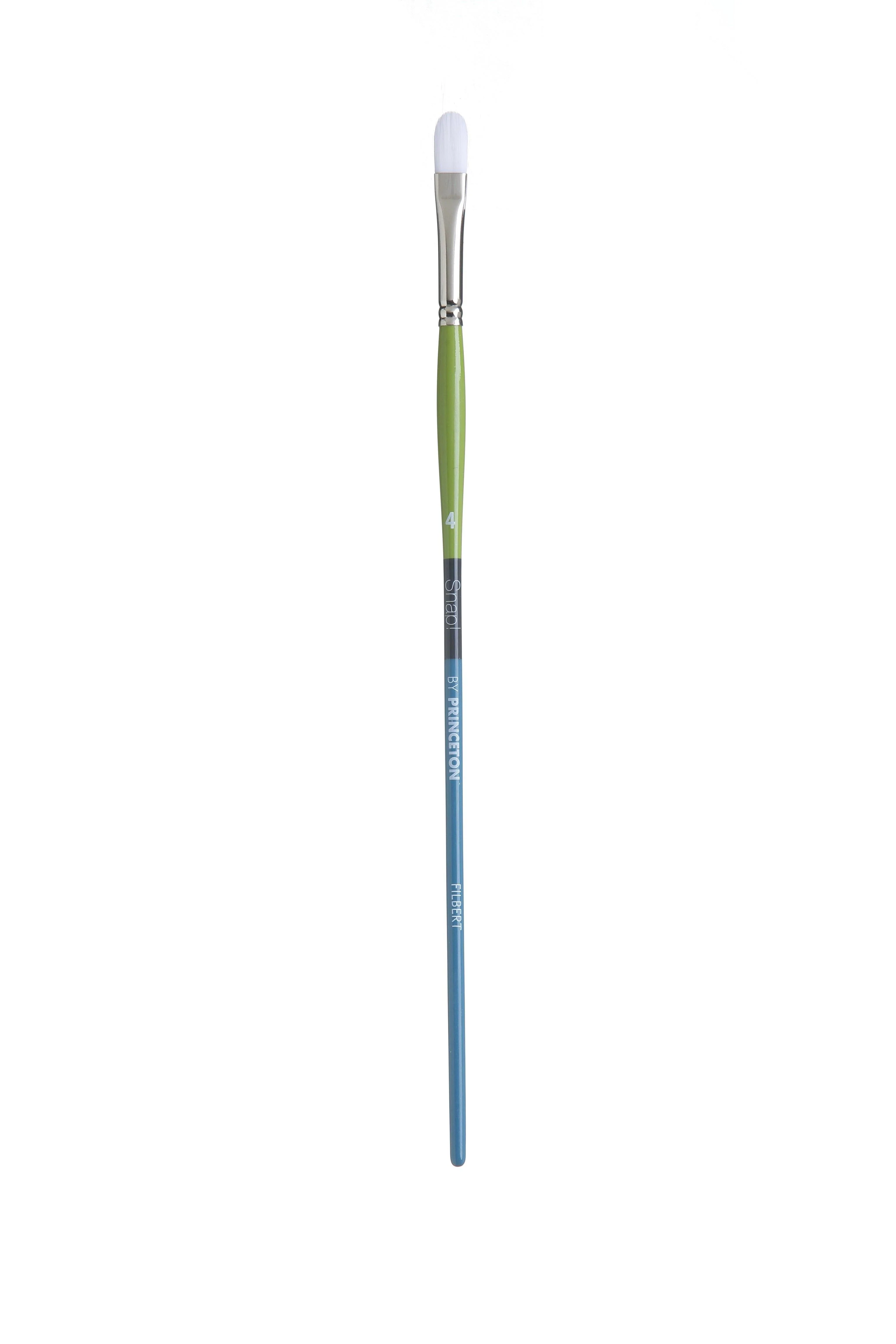 Princeton Snap Series 9800 Long Handle White Synthetic Brush for Watercolour, Acrylic - Image 13