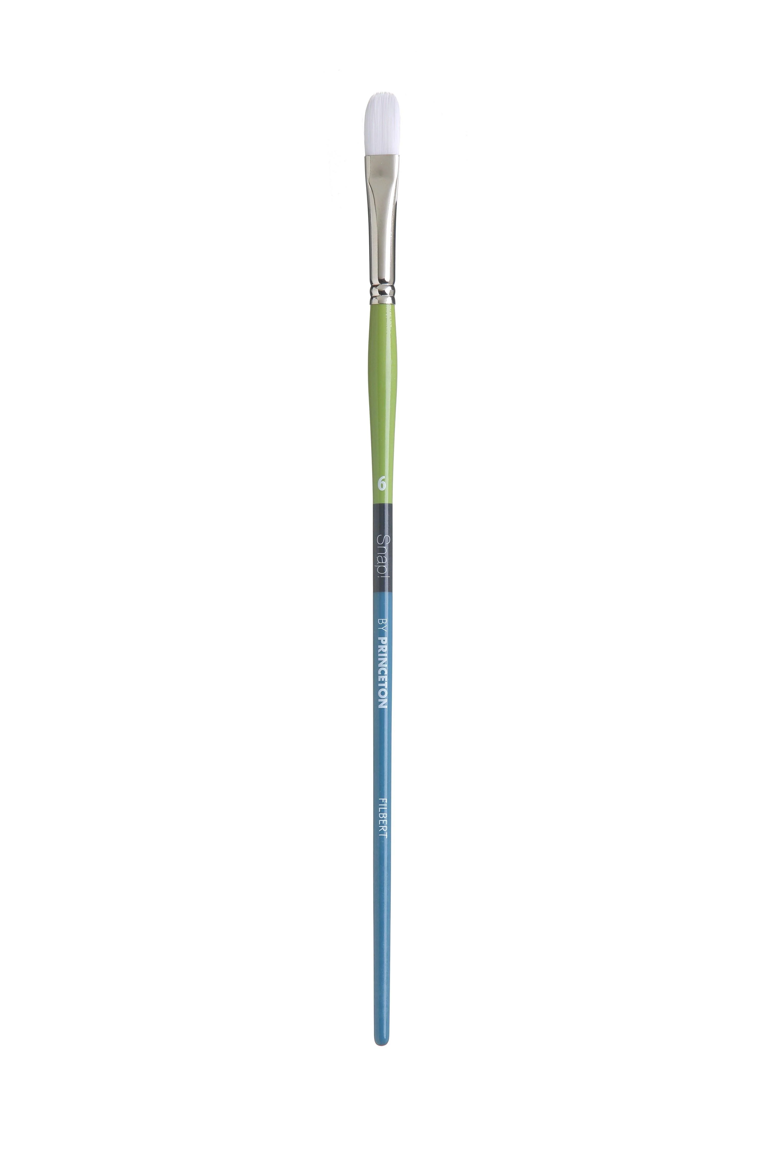 Princeton Snap Series 9800 Long Handle White Synthetic Brush for Watercolour, Acrylic - Image 14