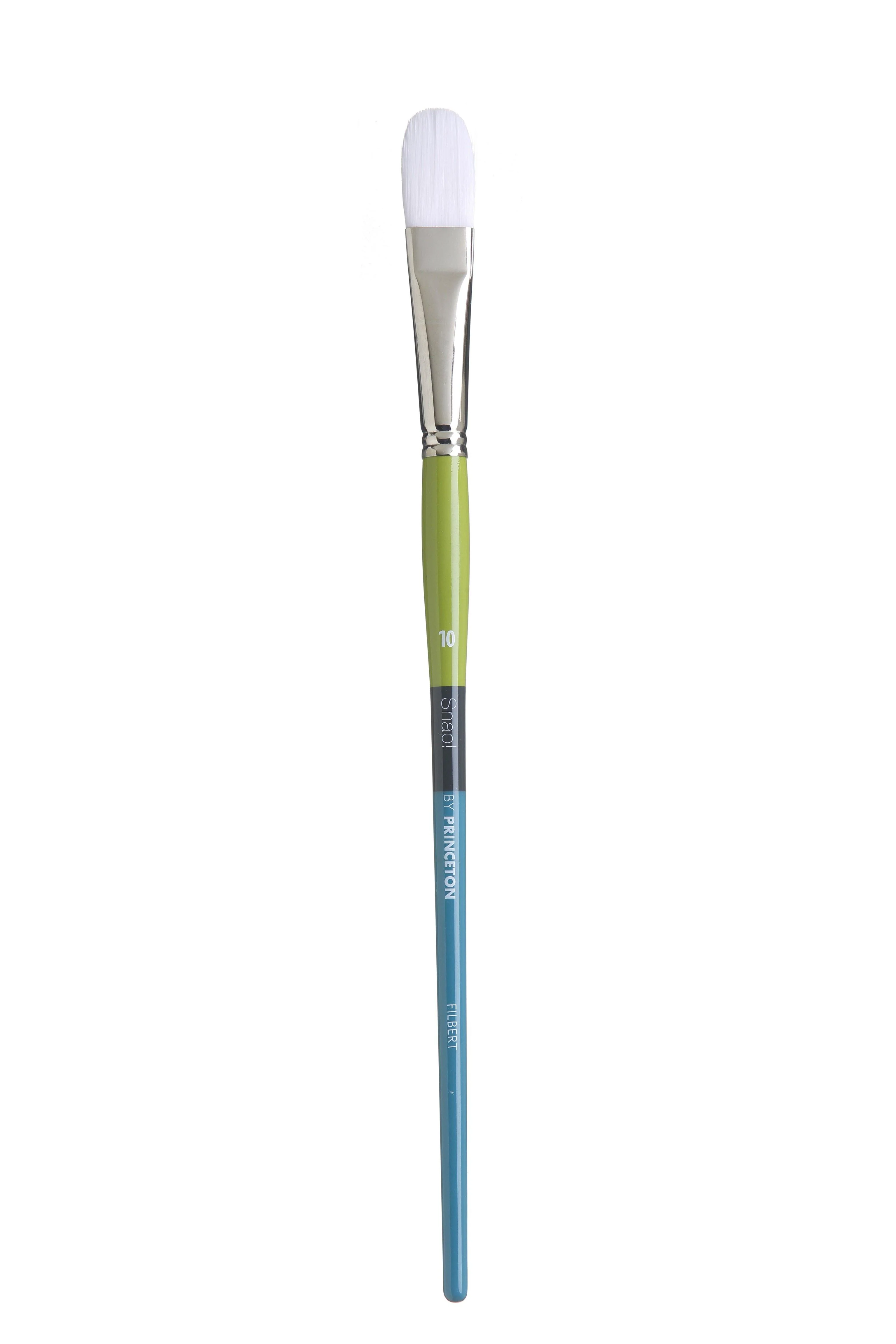 Princeton Snap Series 9800 Long Handle White Synthetic Brush for Watercolour, Acrylic - Image 16