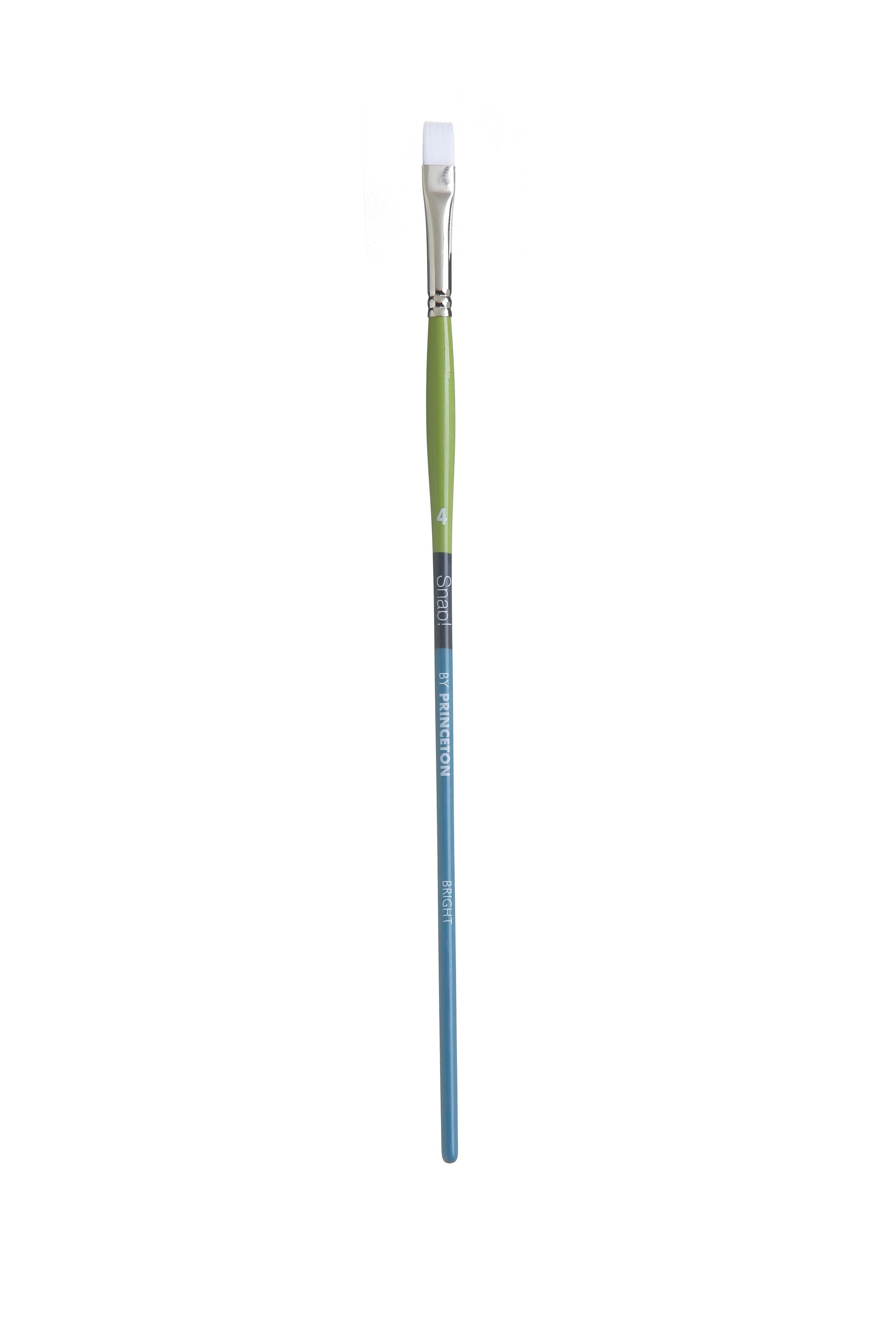 Princeton Snap Series 9800 Long Handle White Synthetic Brush for Watercolour, Acrylic - Image 17