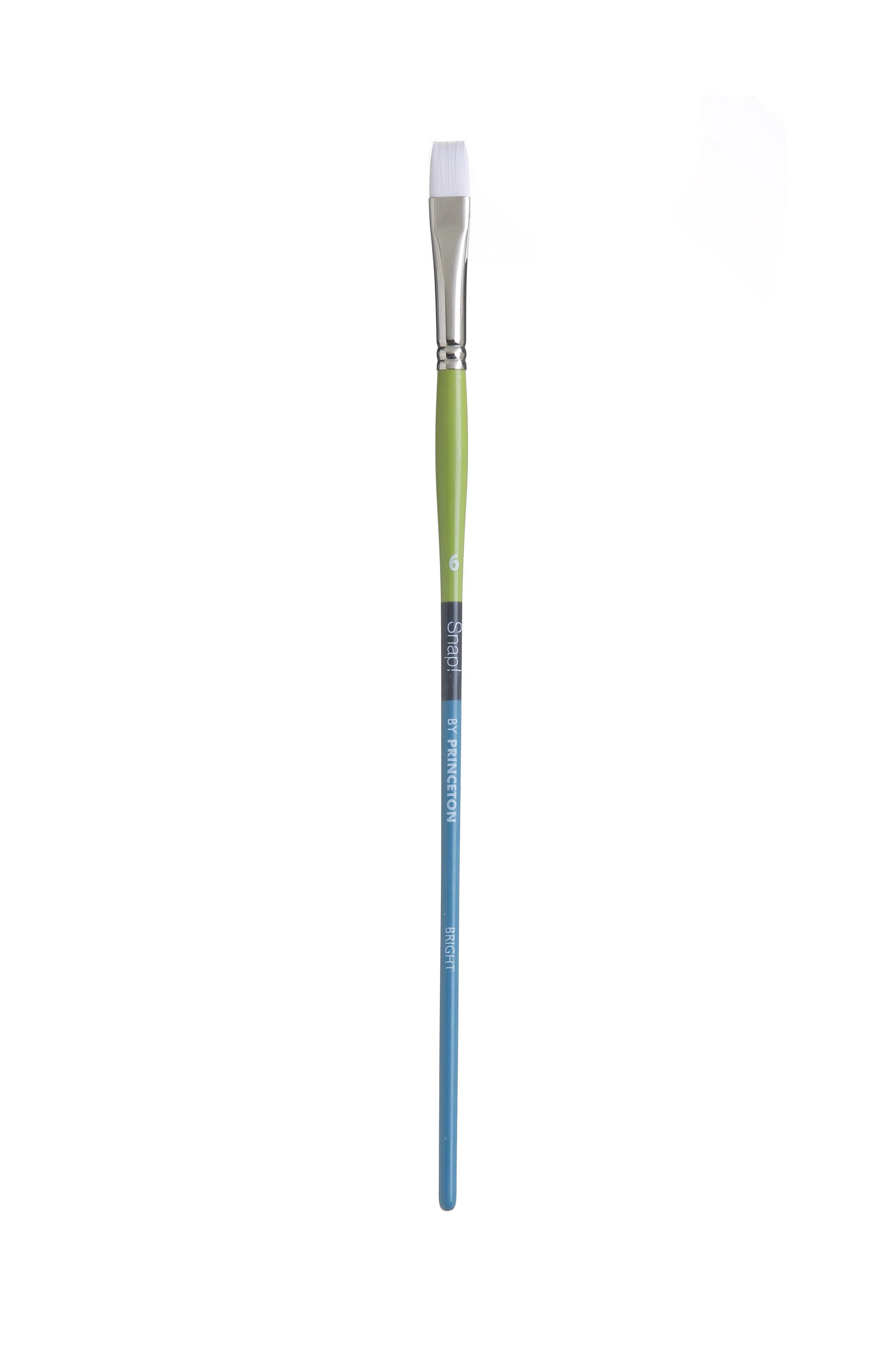 Princeton Snap Series 9800 Long Handle White Synthetic Brush for Watercolour, Acrylic - Image 18