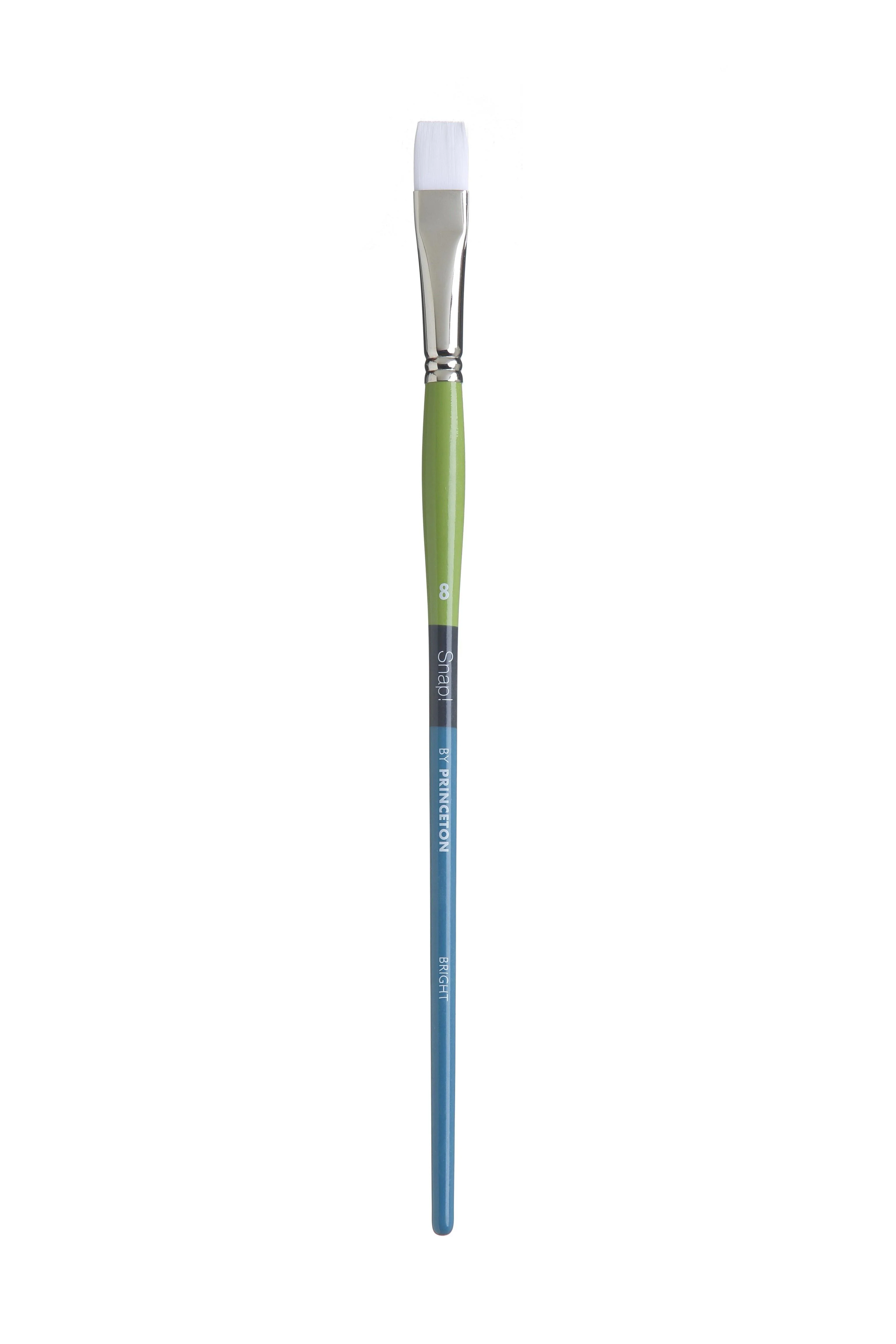 Princeton Snap Series 9800 Long Handle White Synthetic Brush for Watercolour, Acrylic - Image 19