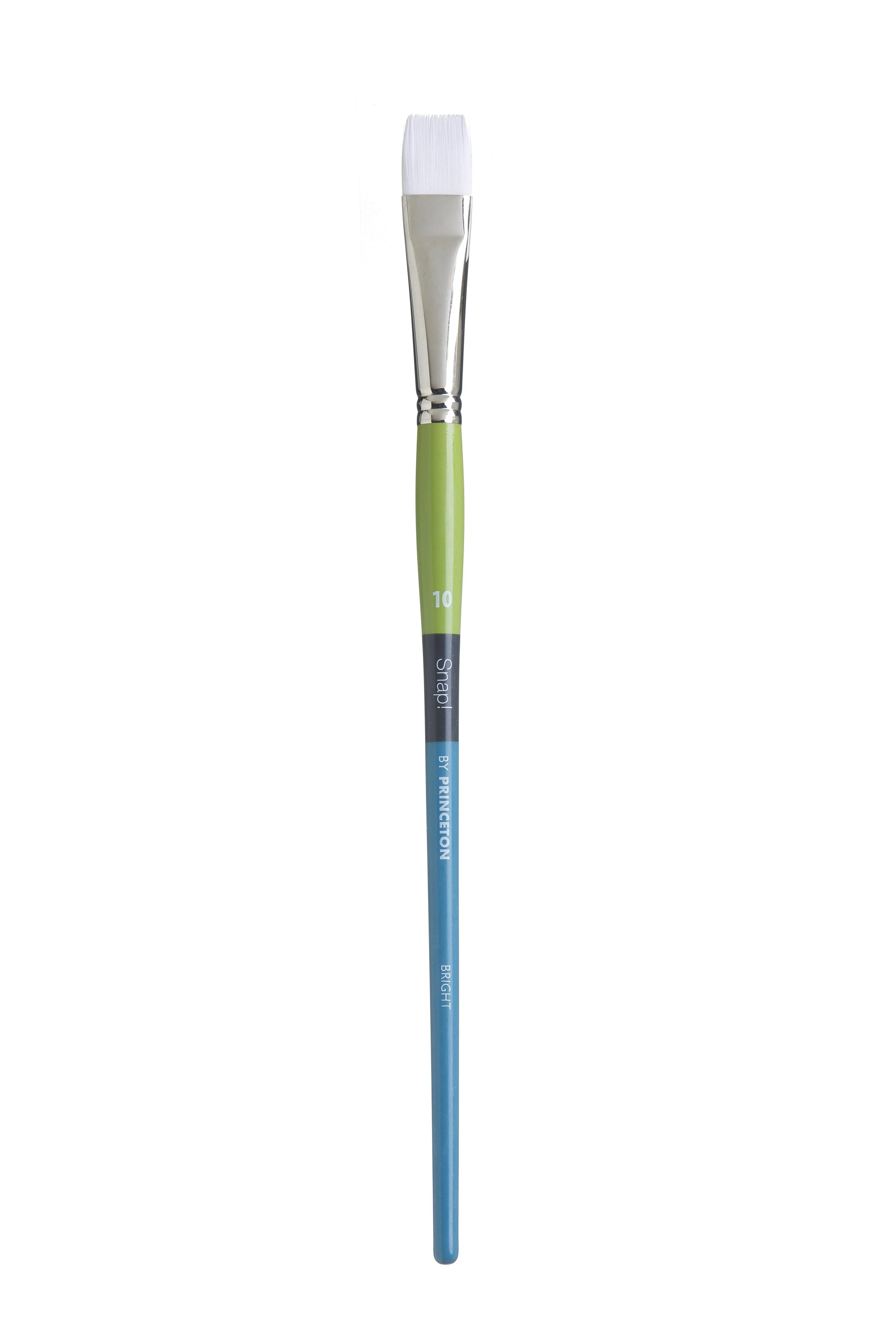 Princeton Snap Series 9800 Long Handle White Synthetic Brush for Watercolour, Acrylic - Image 20