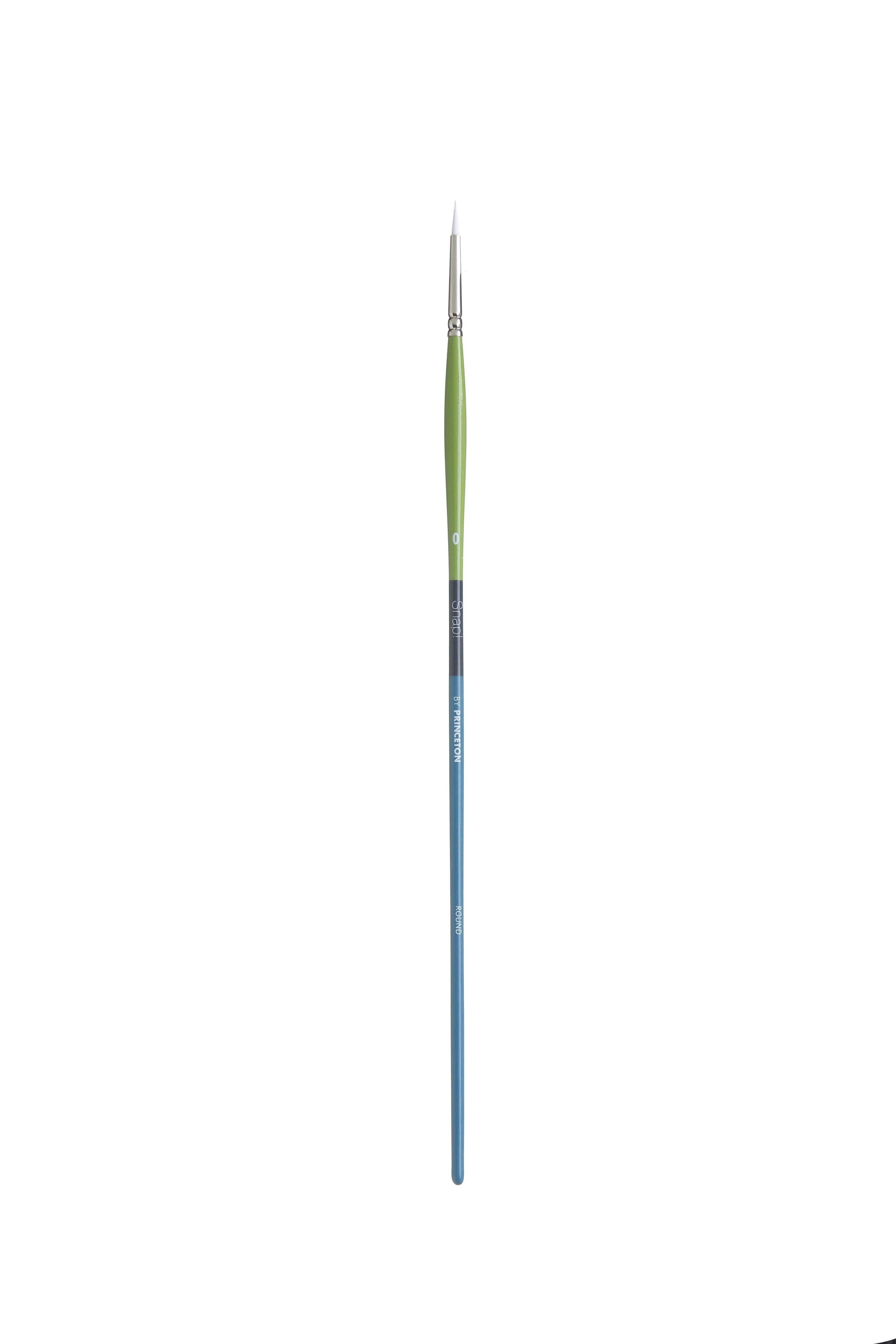 Princeton Snap Series 9800 Long Handle White Synthetic Brush for Watercolour, Acrylic - Image 3