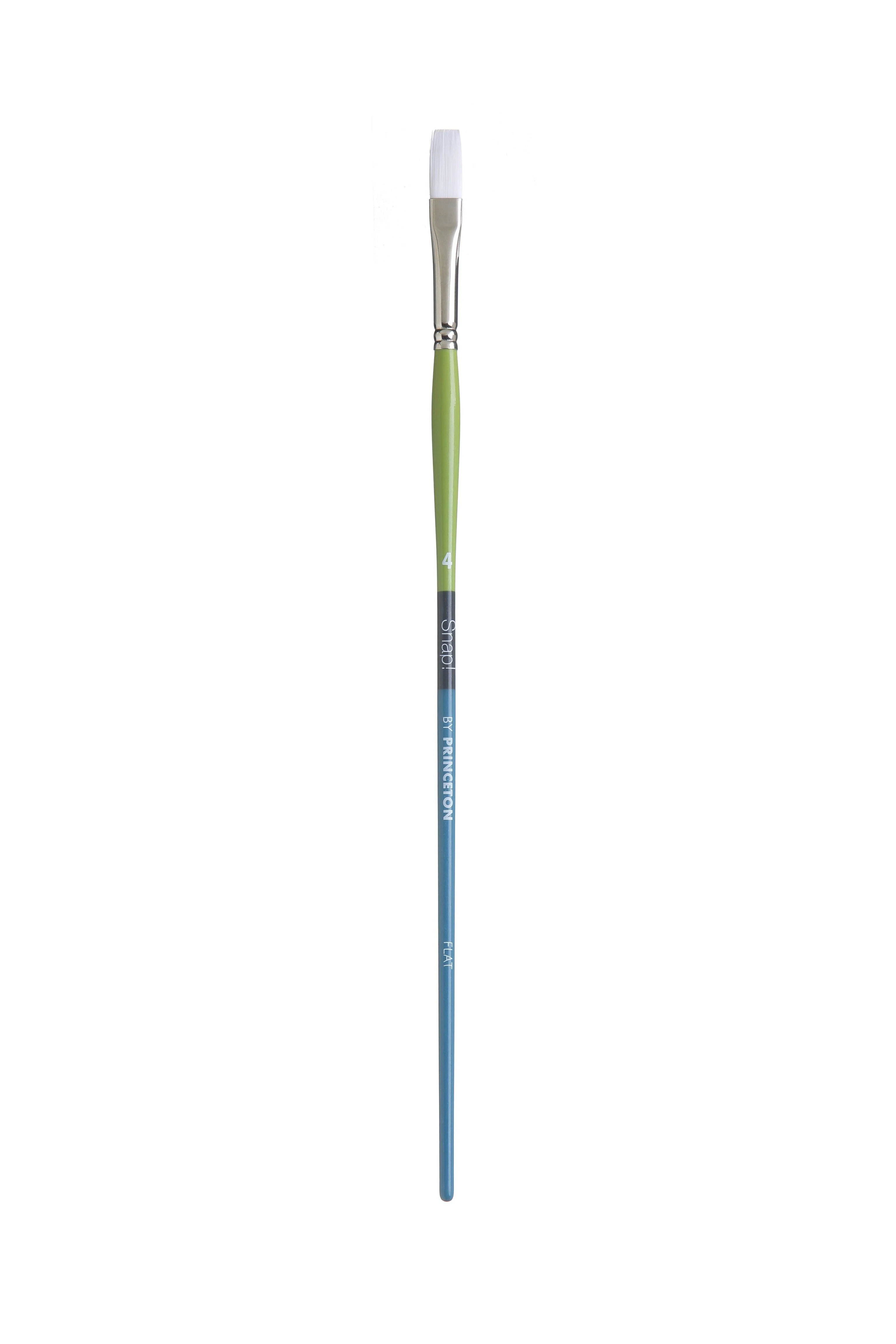 Princeton Snap Series 9800 Long Handle White Synthetic Brush for Watercolour, Acrylic - Image 8
