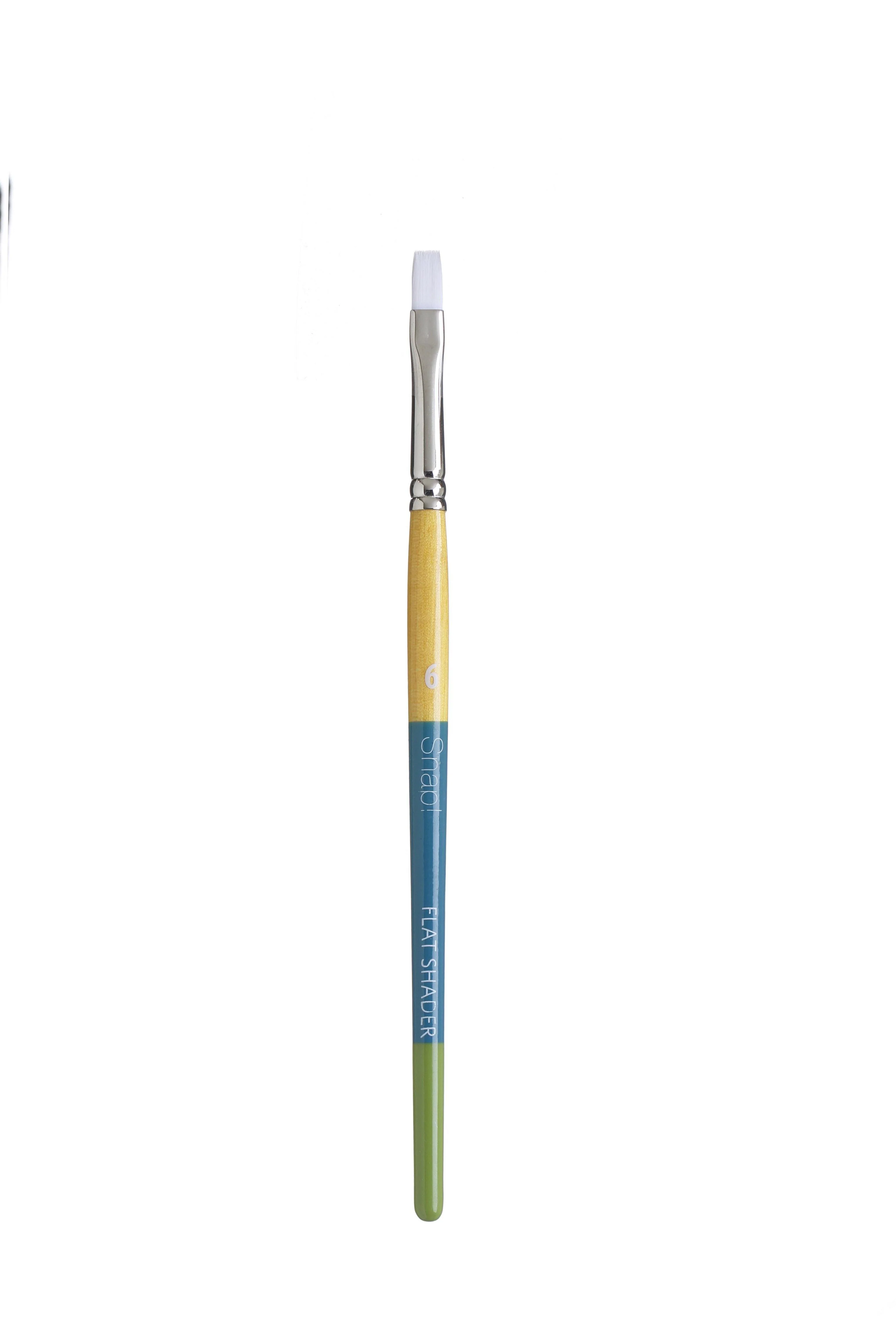 Princeton Snap Series 9850 Short Handle White Synthetic Brush for Watercolour, Acrylic - Image 12