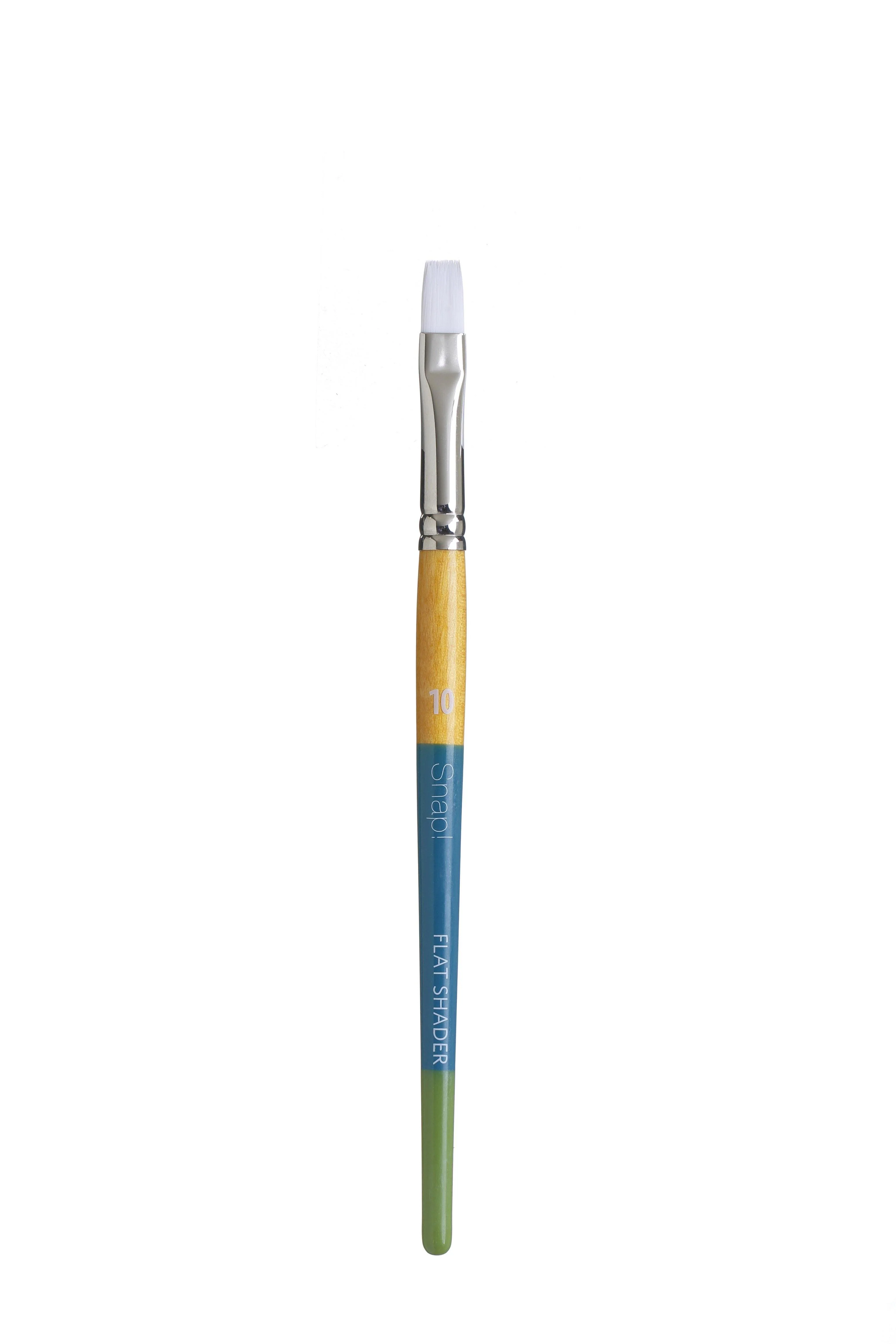 Princeton Snap Series 9850 Short Handle White Synthetic Brush for Watercolour, Acrylic - Image 13