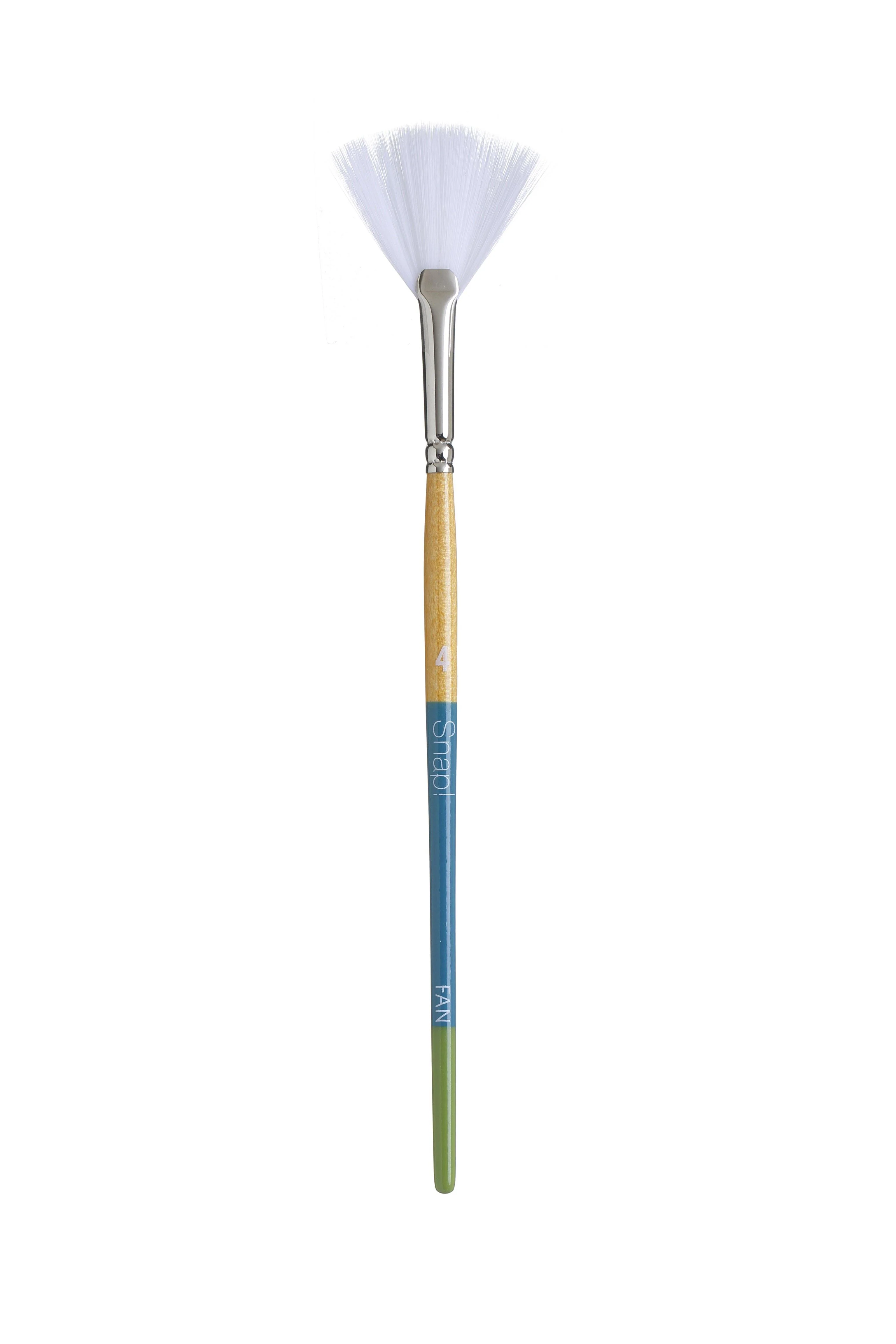Princeton Snap Series 9850 Short Handle White Synthetic Brush for Watercolour, Acrylic - Image 15