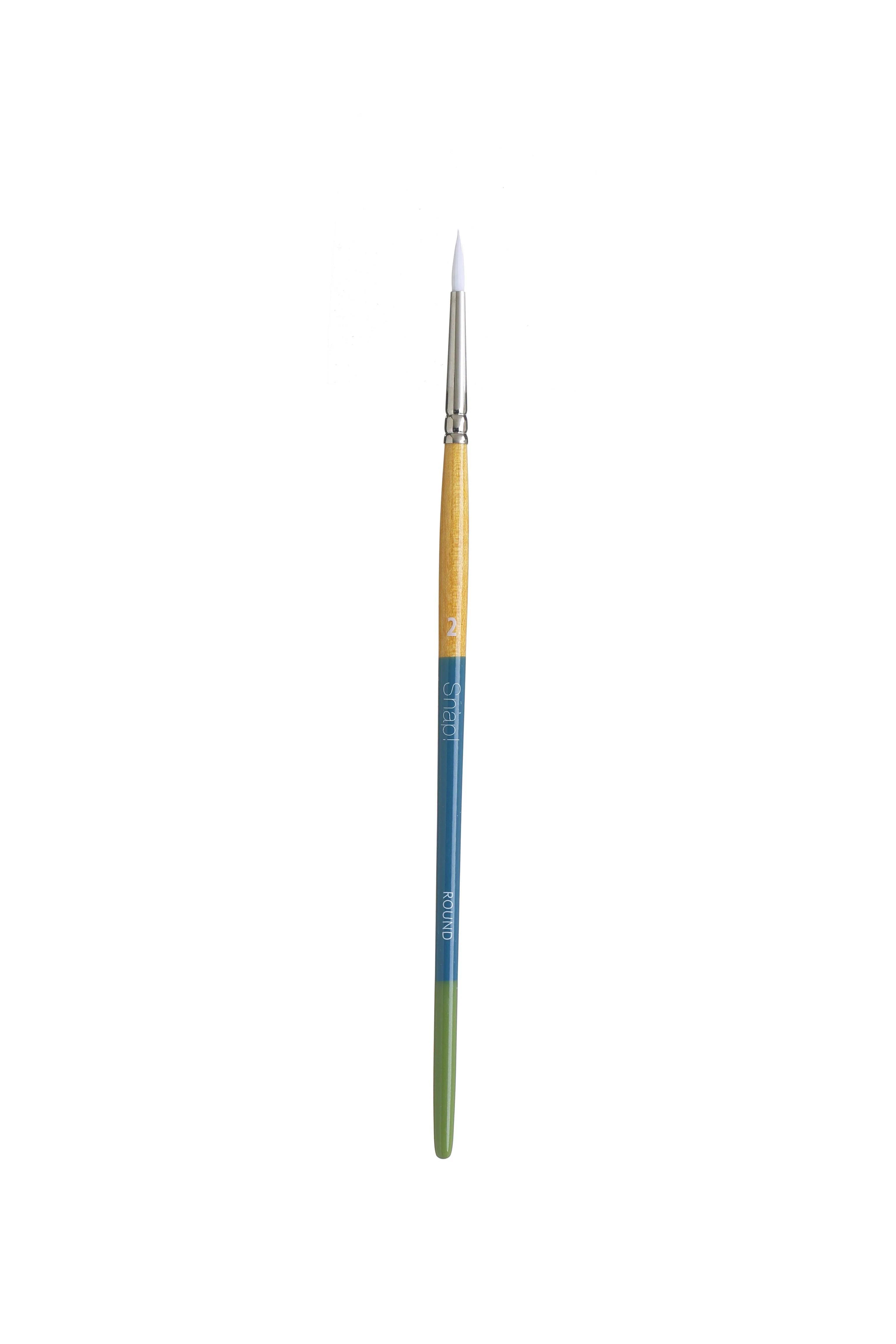 Princeton Snap Series 9850 Short Handle White Synthetic Brush for Watercolour, Acrylic - Image 5