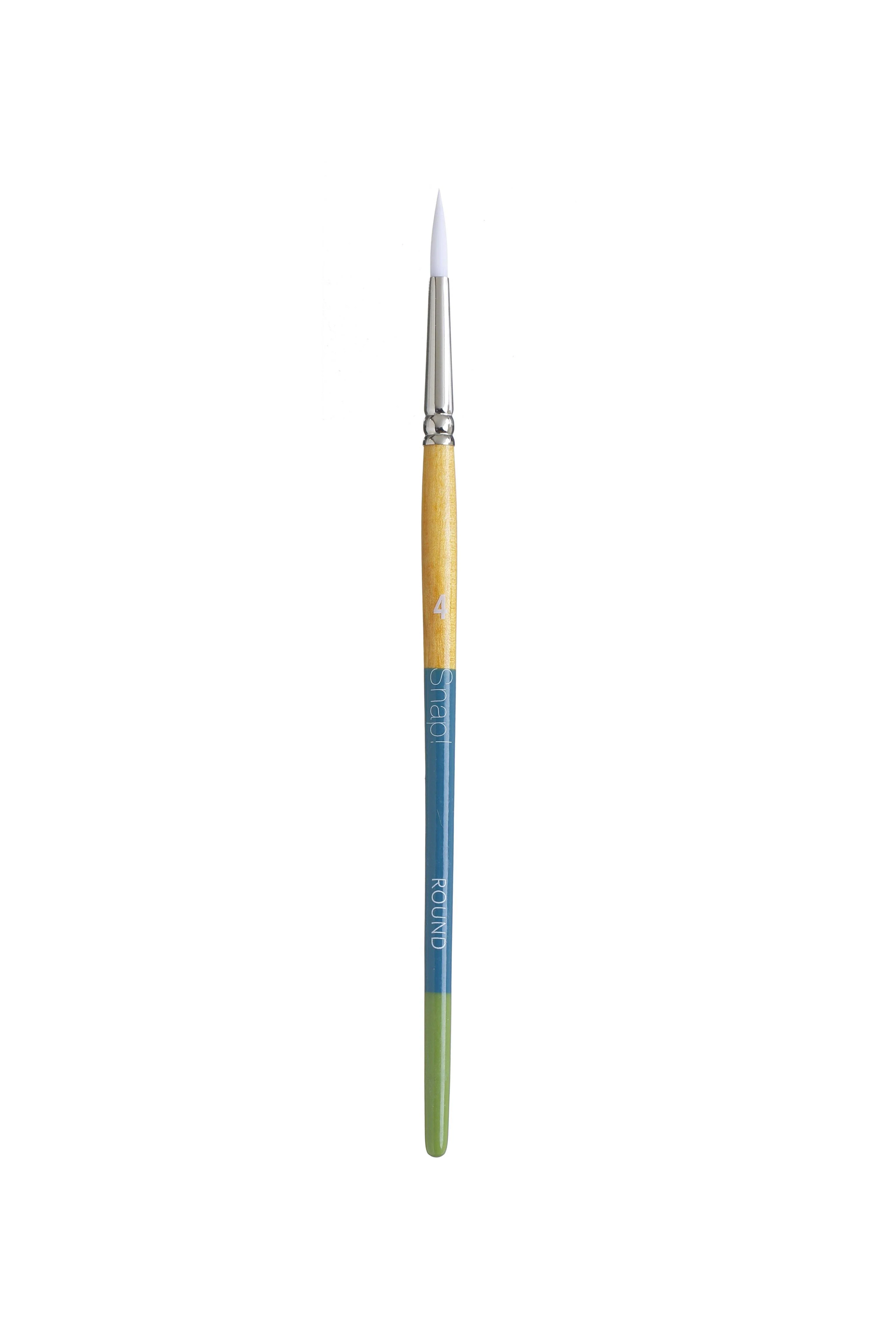 Princeton Snap Series 9850 Short Handle White Synthetic Brush for Watercolour, Acrylic - Image 6