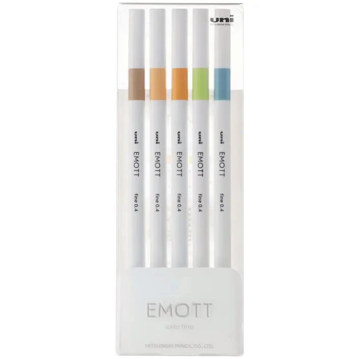 Uni Emott Everfine Fineliners 0.4mm Sets - Image 6