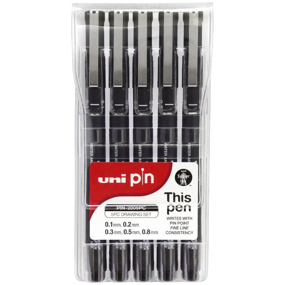 Uni Pin Fineliner Drawing Pen Individual and Set - Image 2